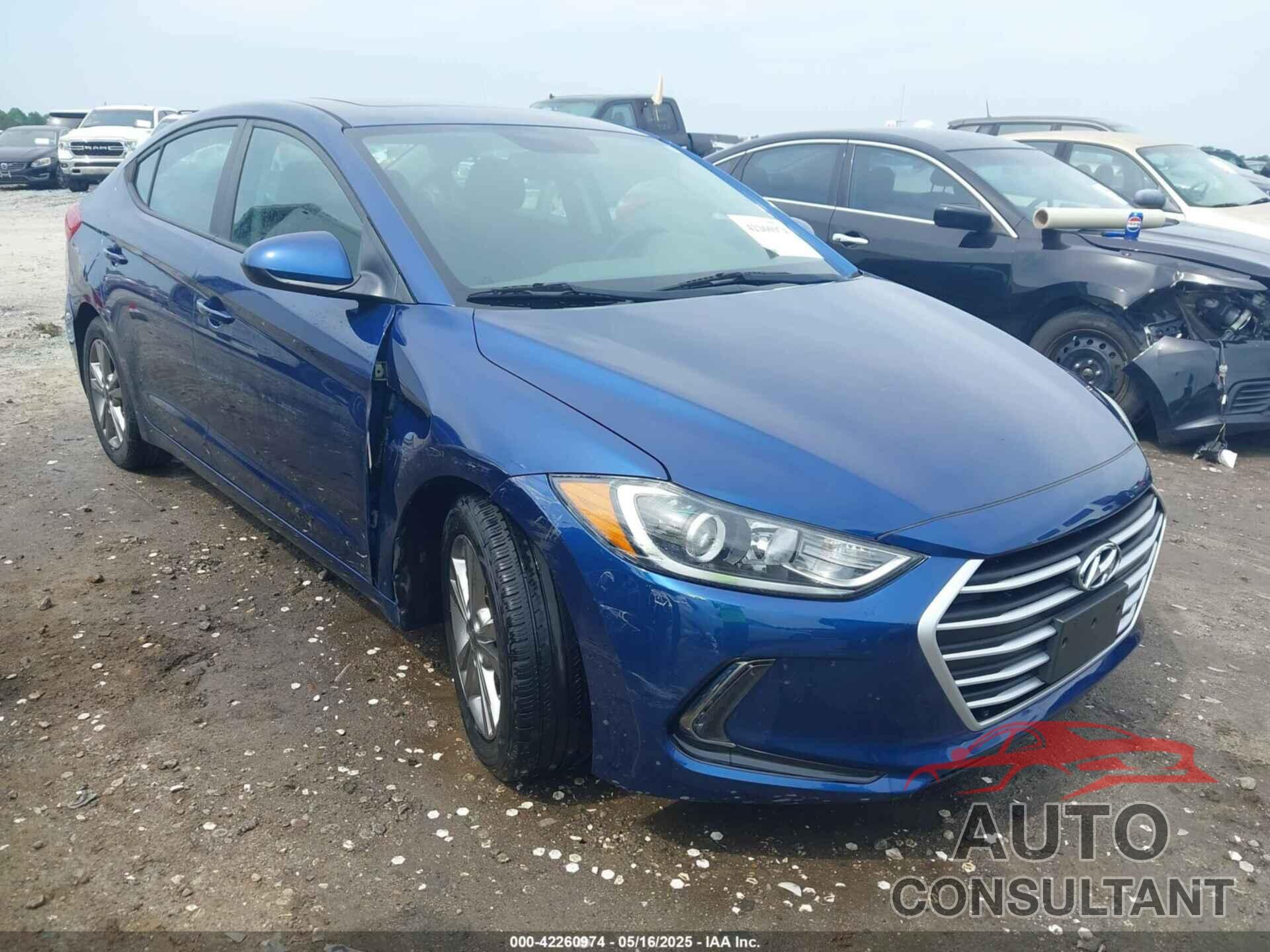 HYUNDAI ELANTRA 2017 - 5NPD84LFXHH128875
