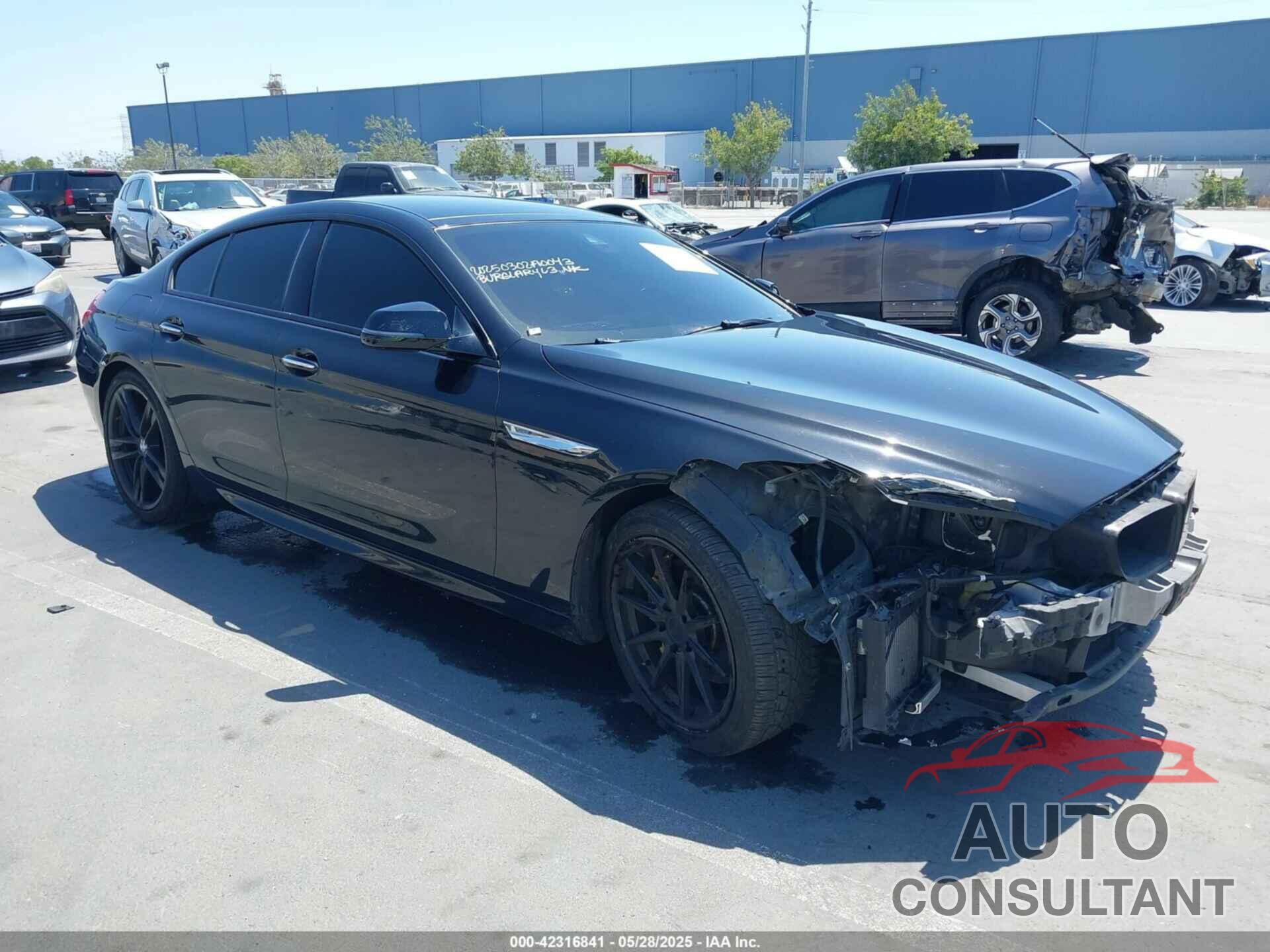 BMW 650I GRAN COUPE 2016 - WBA6D4C52GD977458