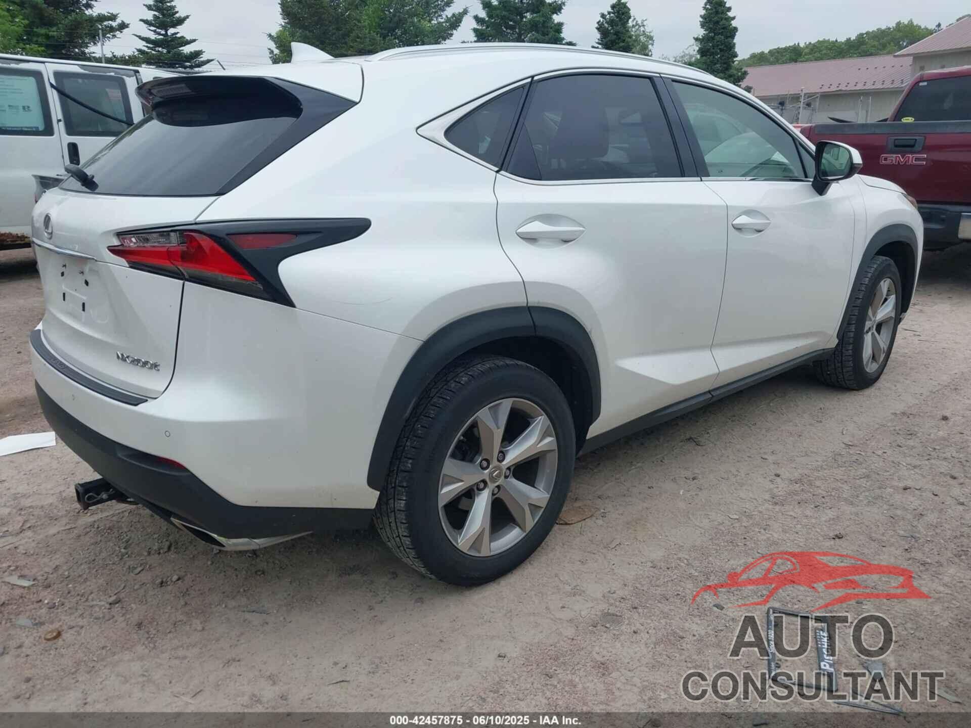 LEXUS NX 200T 2017 - JTJBARBZXH2106281