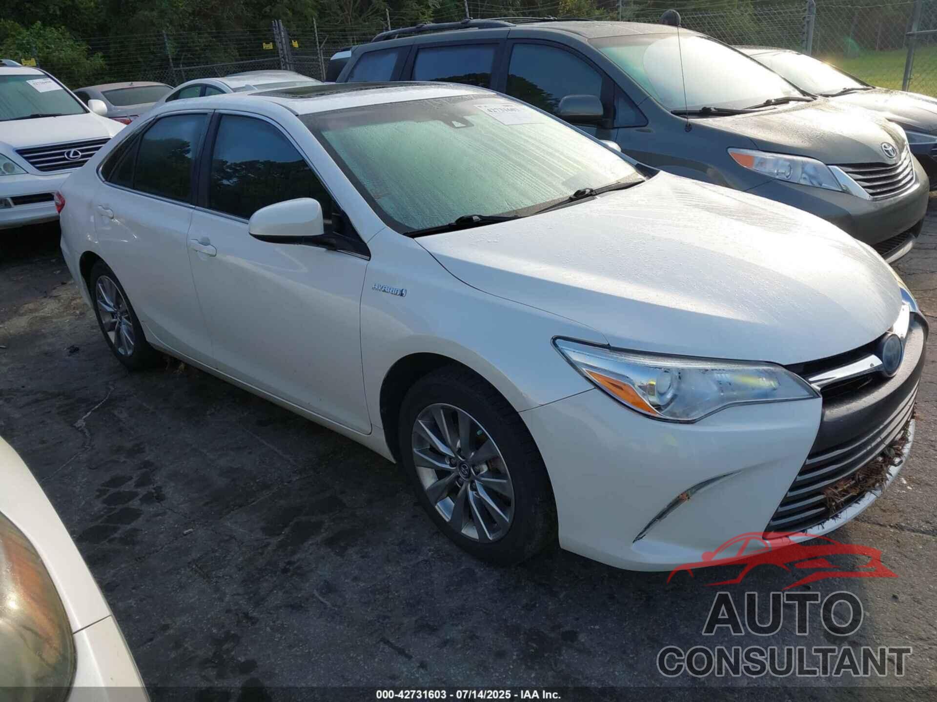 TOYOTA CAMRY HYBRID 2017 - 4T1BD1FK4HU209902