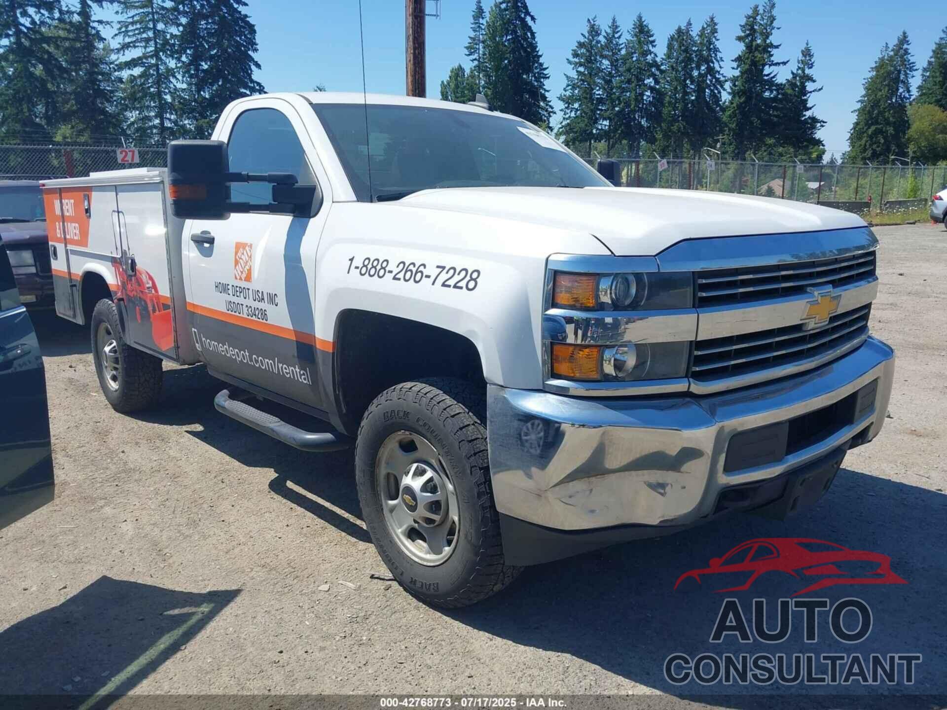 CHEVROLET SILVERADO 2500HD 2018 - 1GB0KUEG5JZ350071