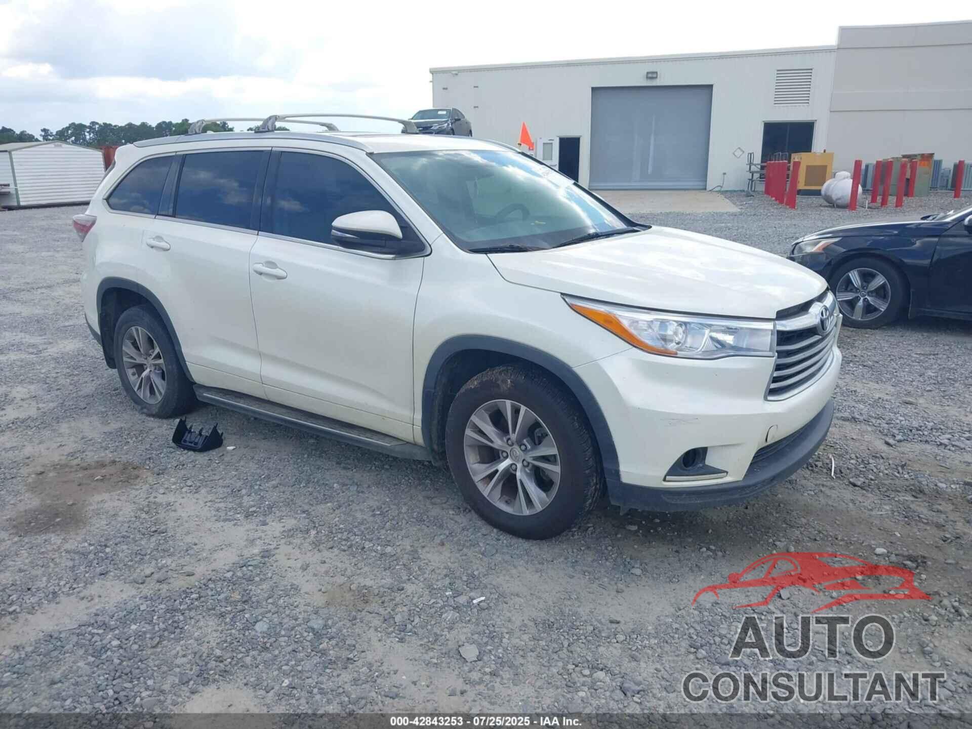 TOYOTA HIGHLANDER 2015 - 5TDKKRFH5FS058695