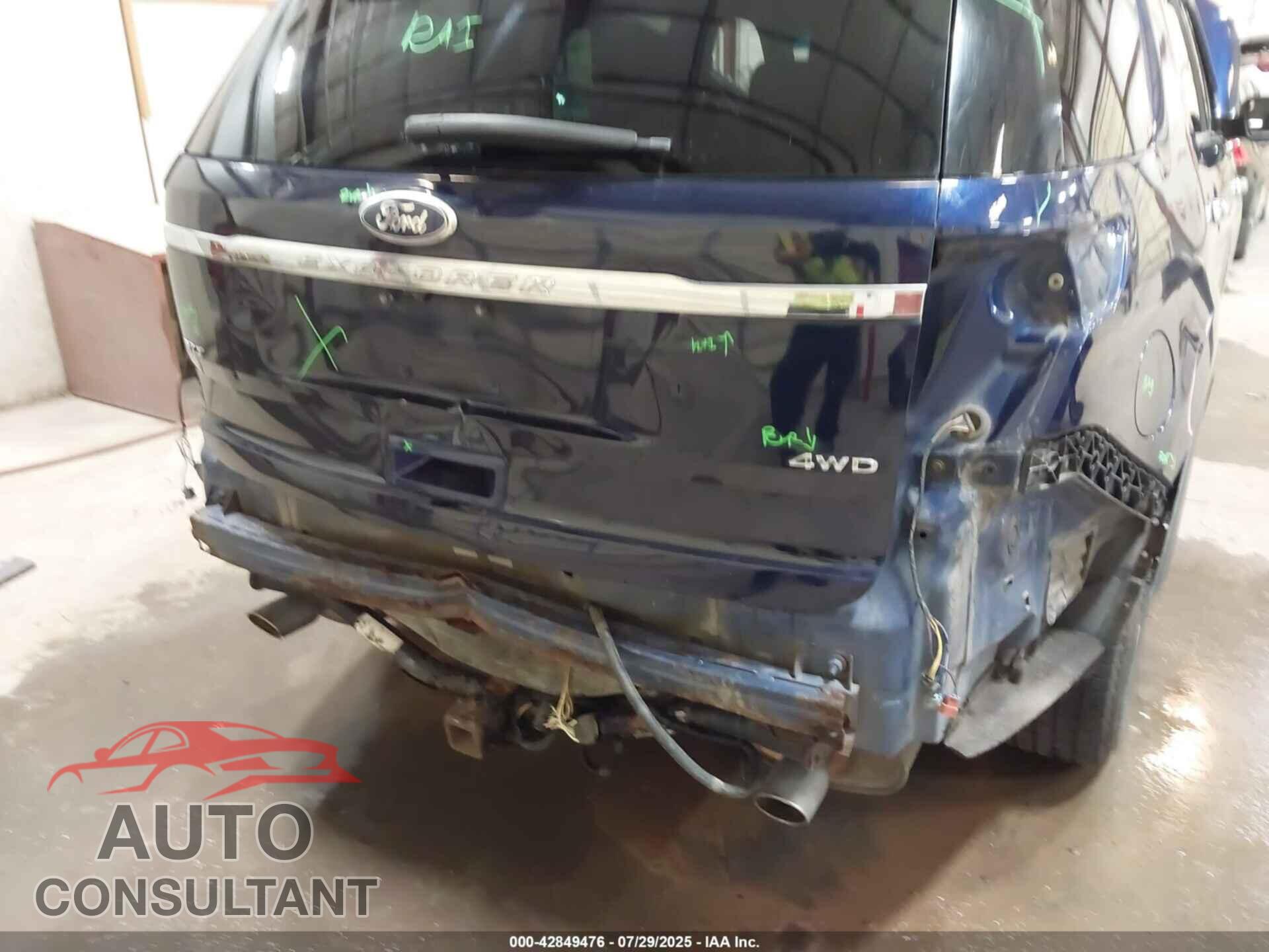 FORD EXPLORER 2011 - 1FMHK8D87BGA93830