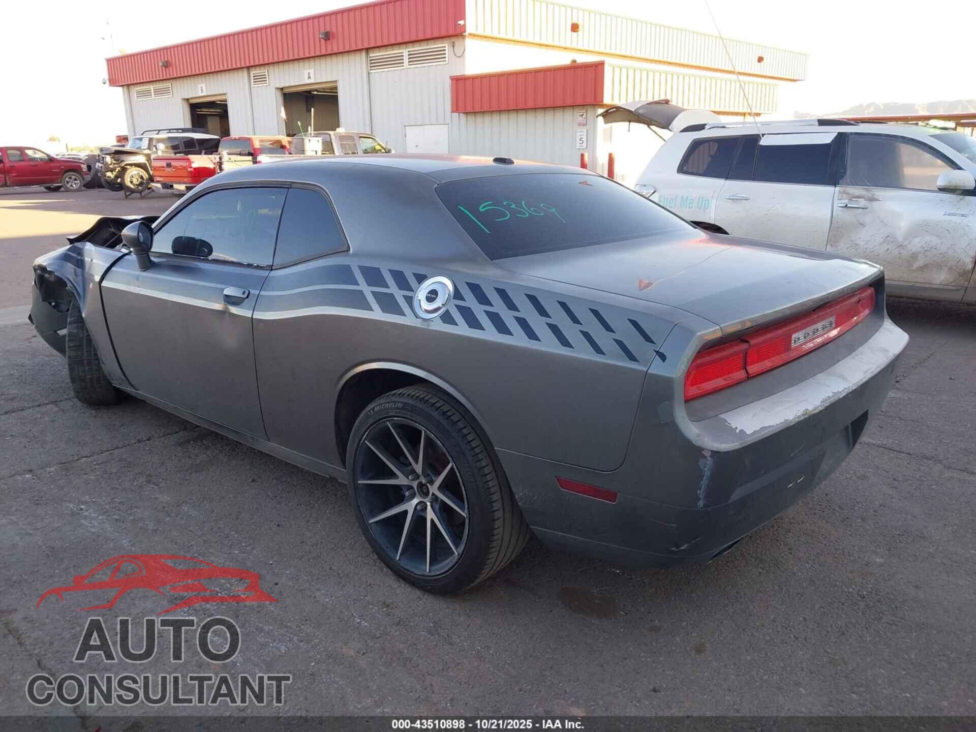 DODGE CHALLENGER 2012 - 2C3CDYAG0CH254324