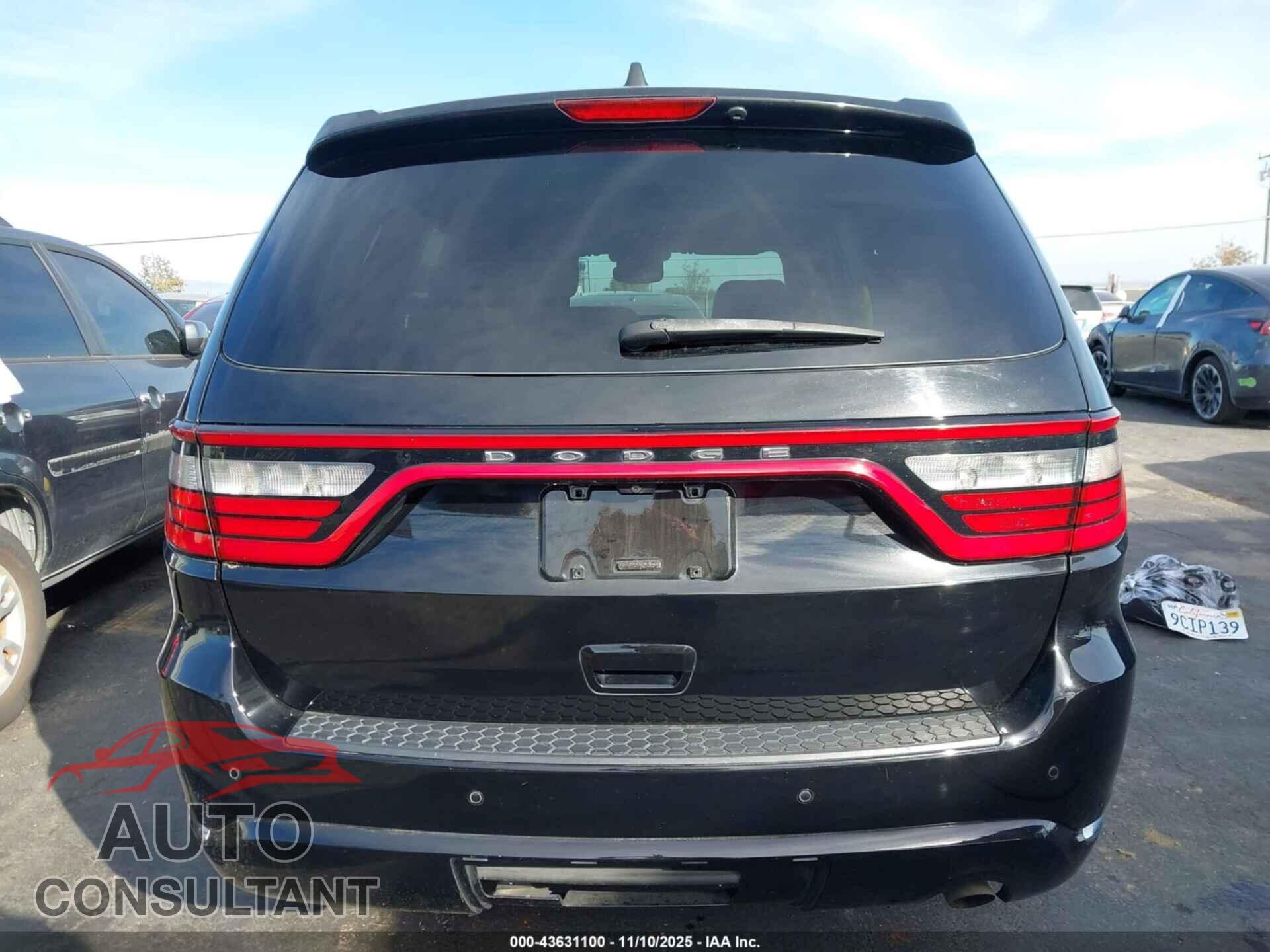 DODGE DURANGO 2017 - 1C4RDHAG6HC623008