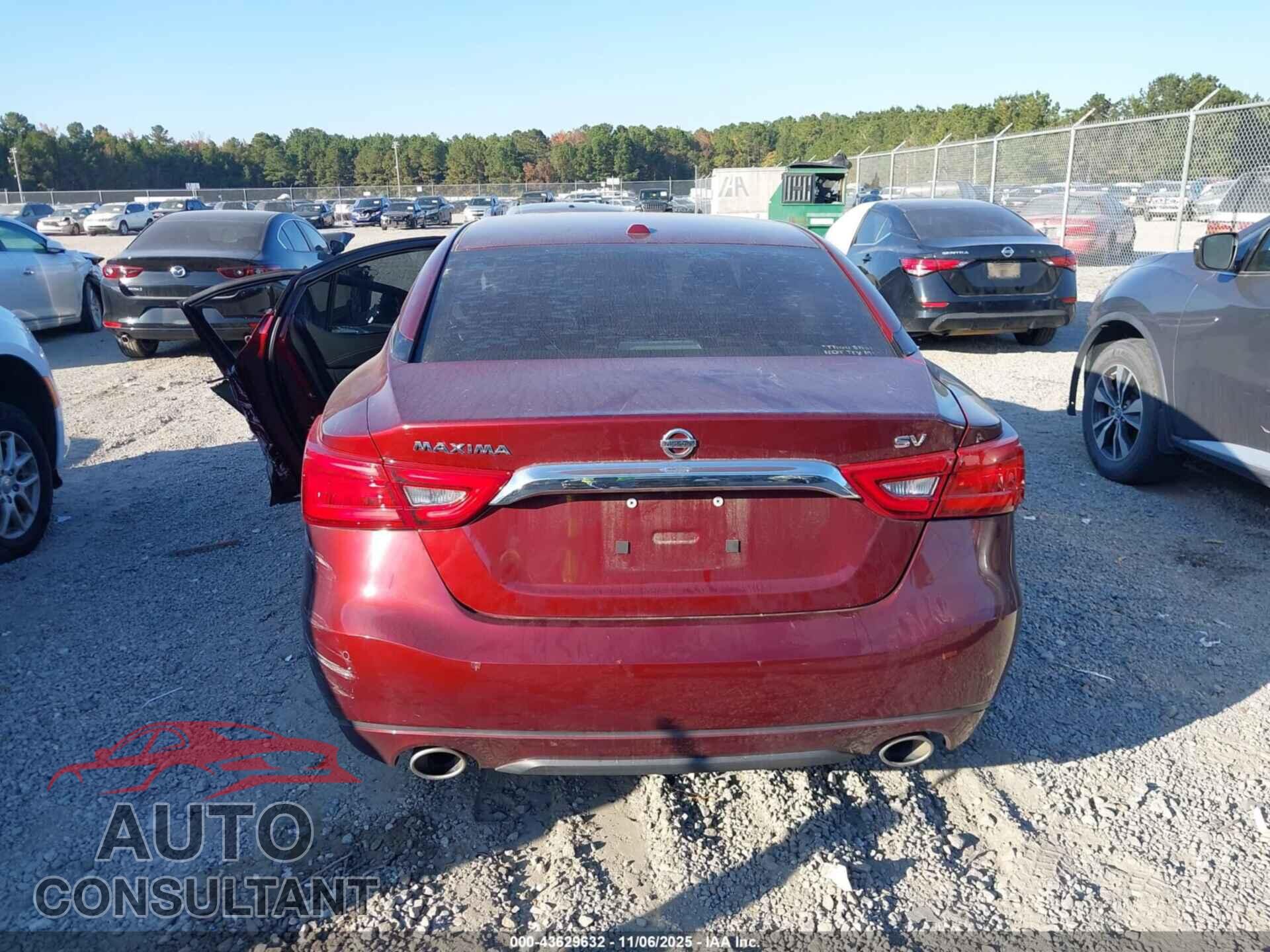 NISSAN MAXIMA 2017 - 1N4AA6AP1HC400357