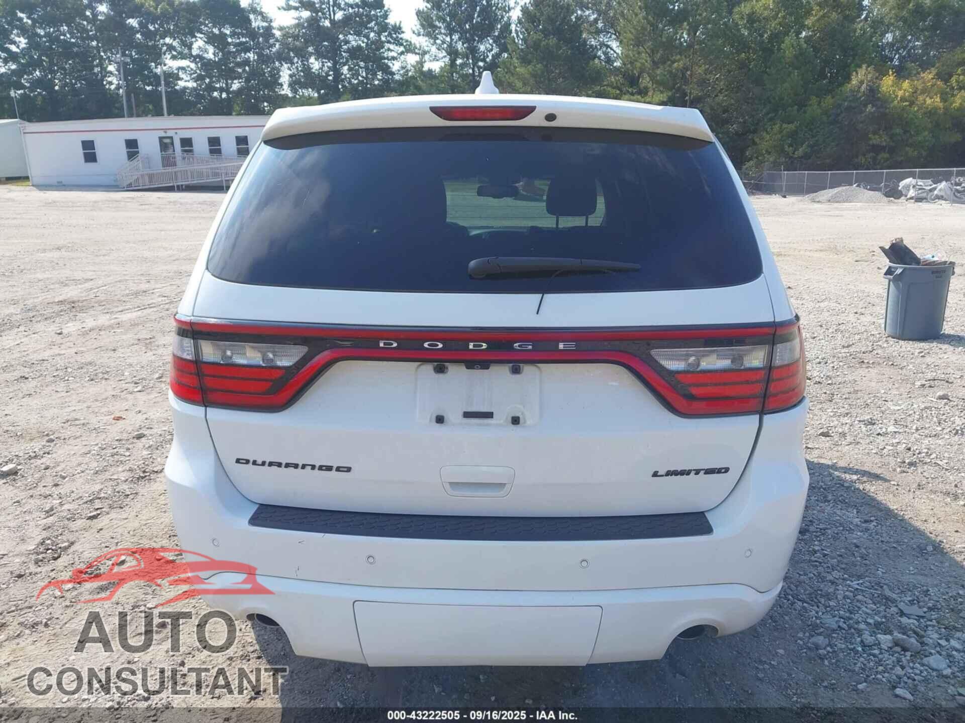 DODGE DURANGO 2015 - 1C4RDHDG6FC857612