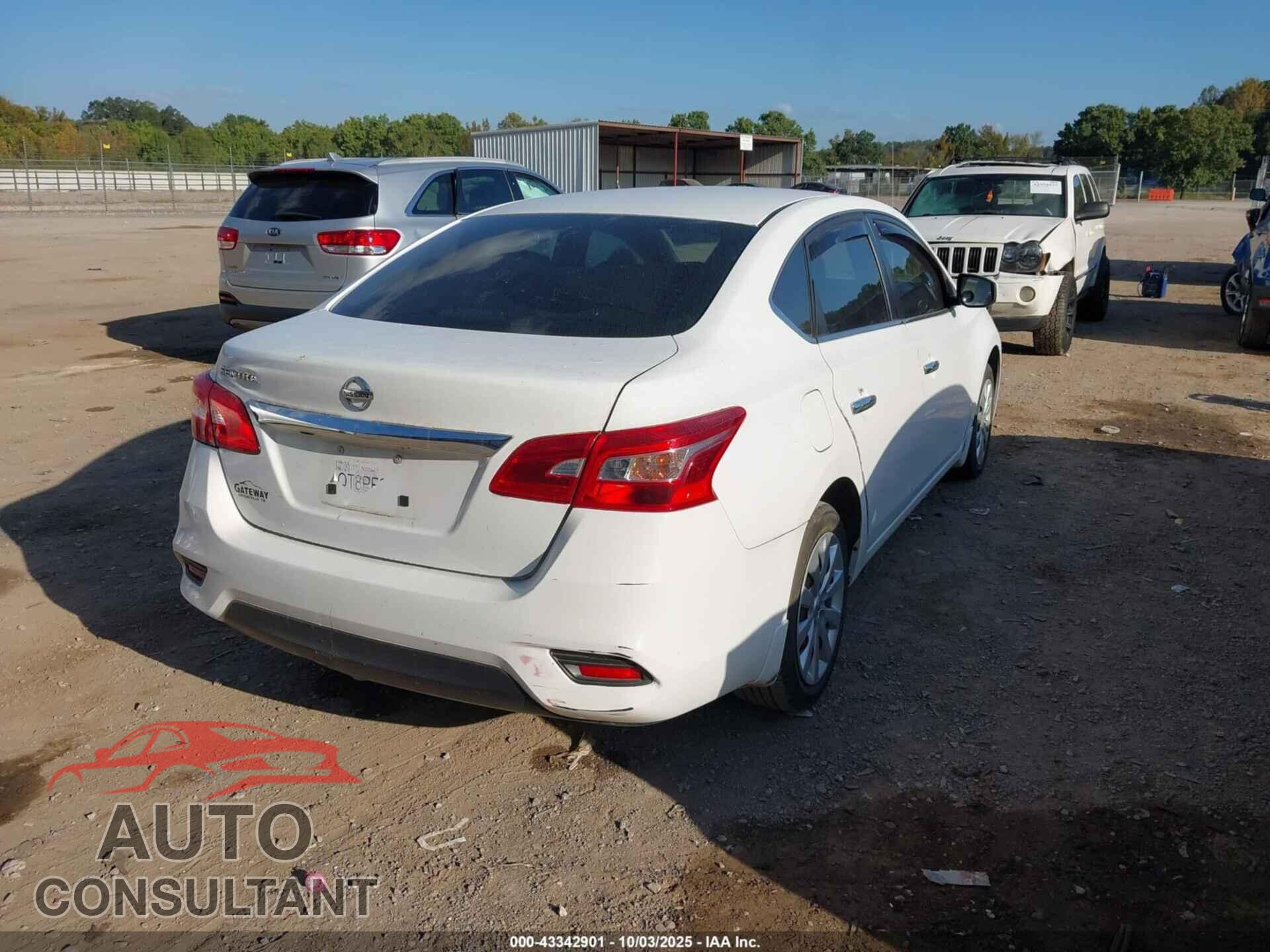 NISSAN SENTRA 2019 - 3N1AB7AP1KY347321