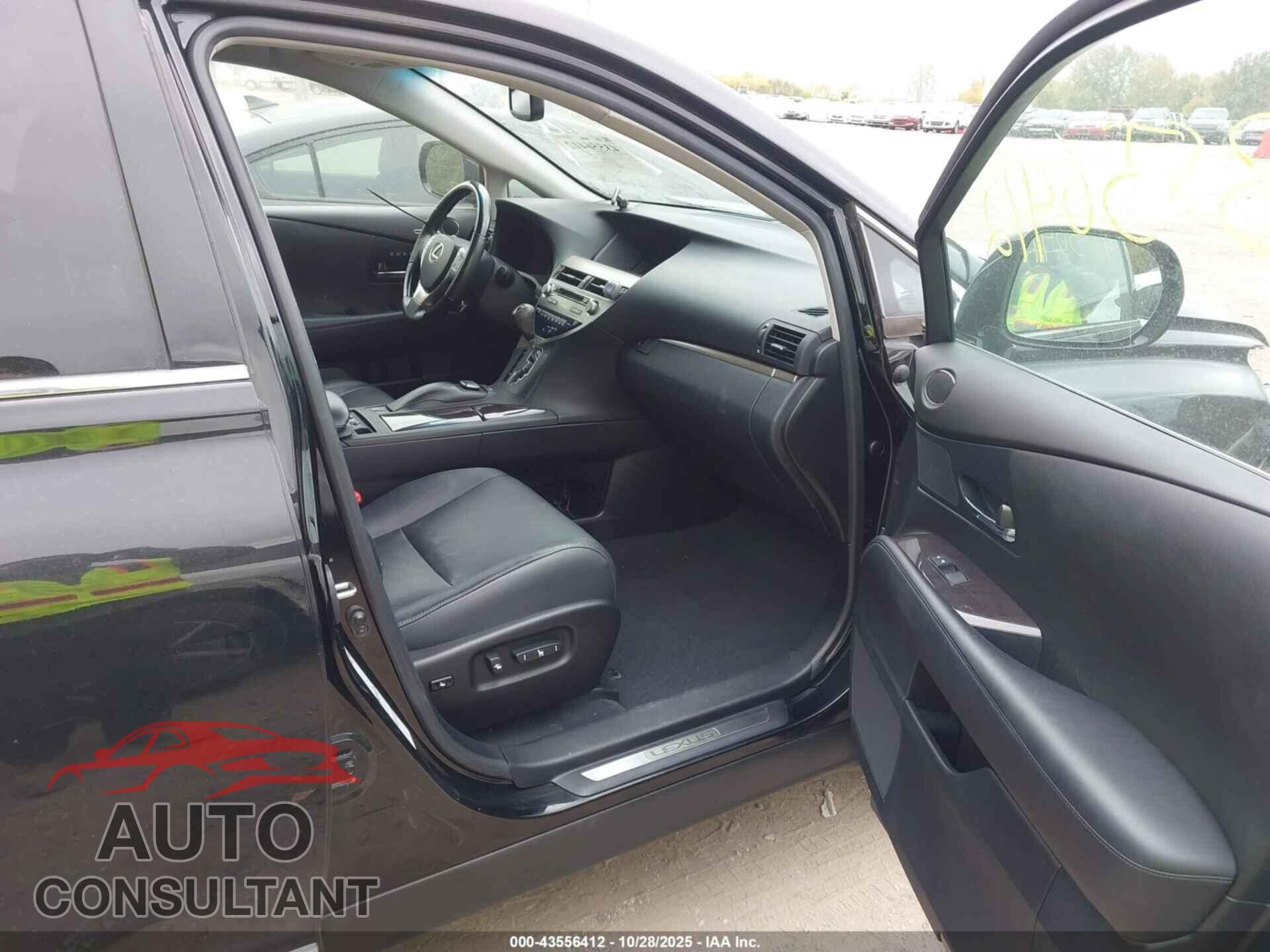 LEXUS RX 350 2013 - 2T2BK1BA2DC209732
