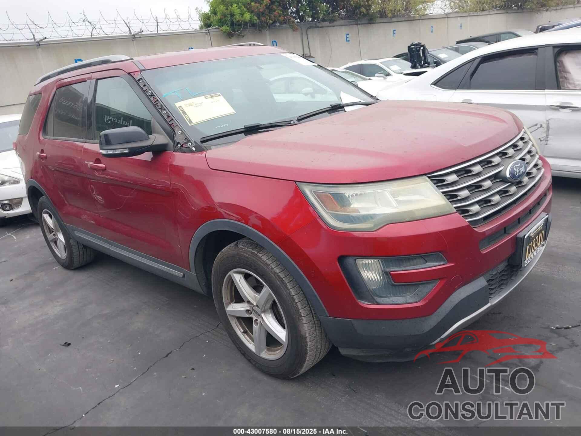 FORD EXPLORER 2016 - 1FM5K8D85GGA97885