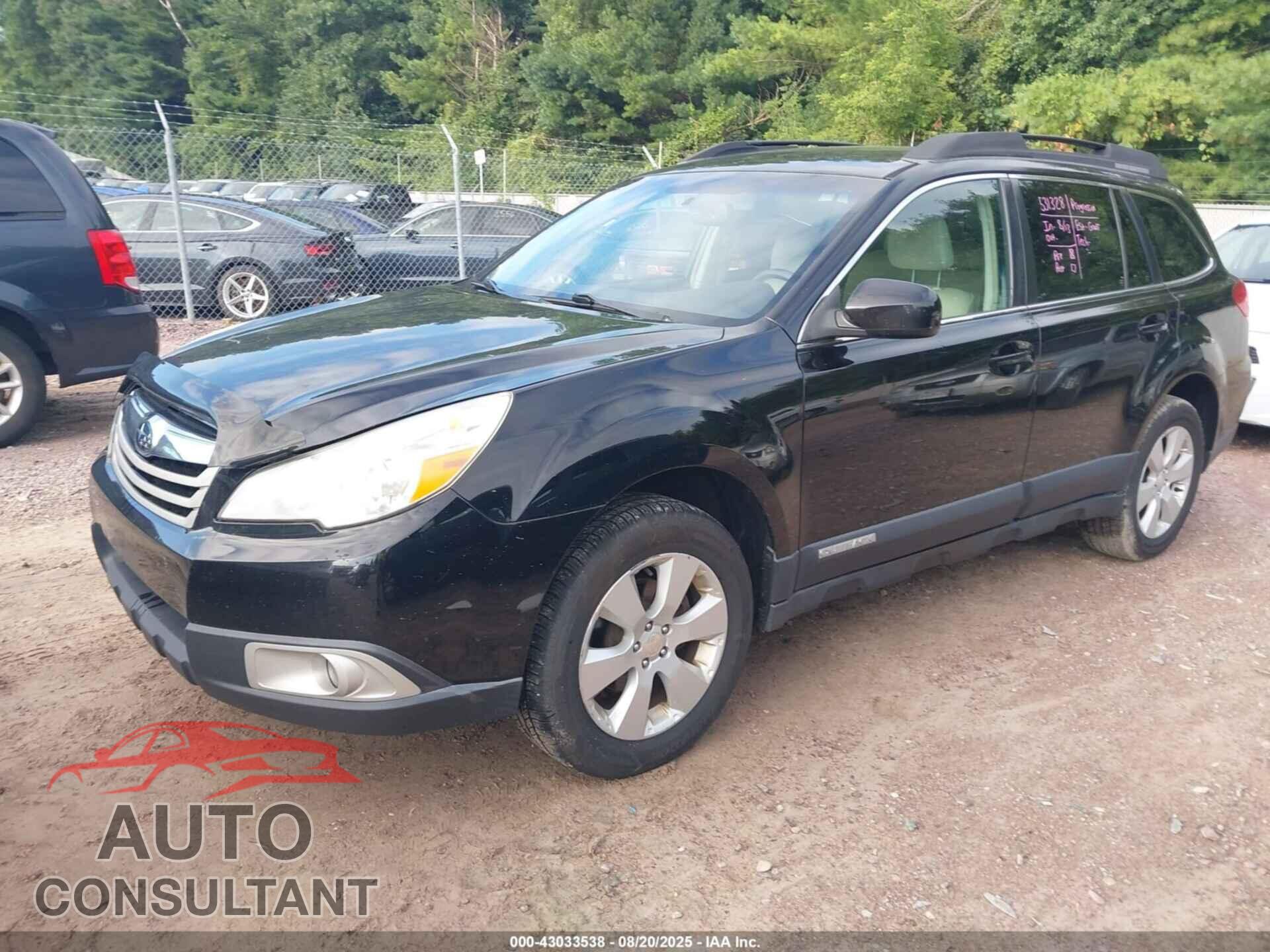 SUBARU OUTBACK 2011 - 4S4BRCCC5B3440198
