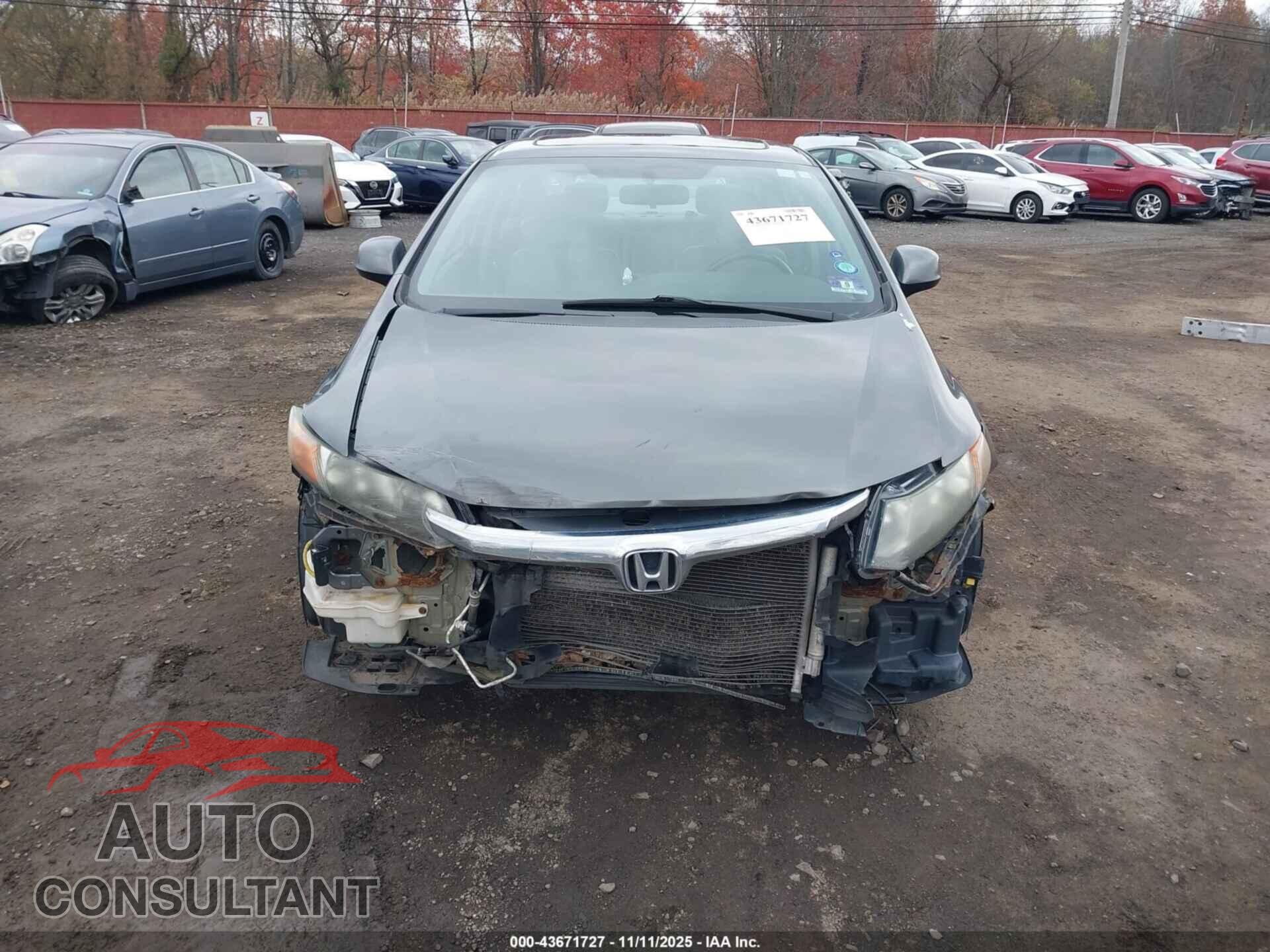 HONDA CIVIC 2012 - 19XFB2F91CE308098