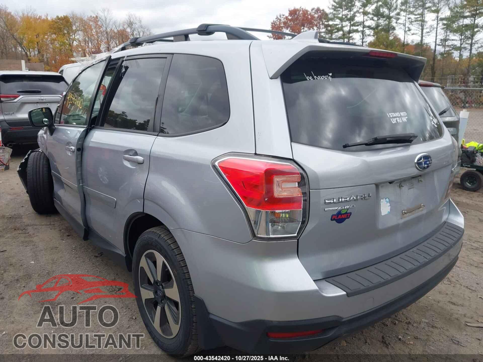 SUBARU FORESTER 2017 - JF2SJAEC8HH806567