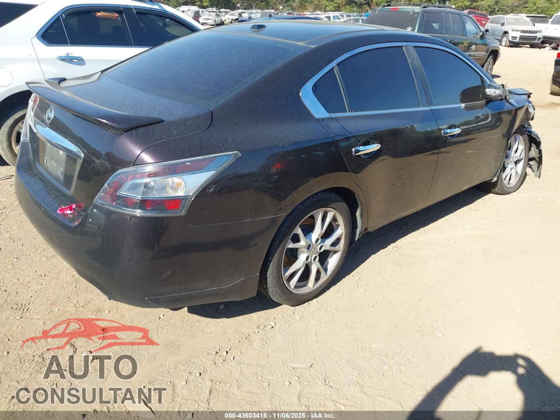 NISSAN MAXIMA 2013 - 1N4AA5AP2DC825252