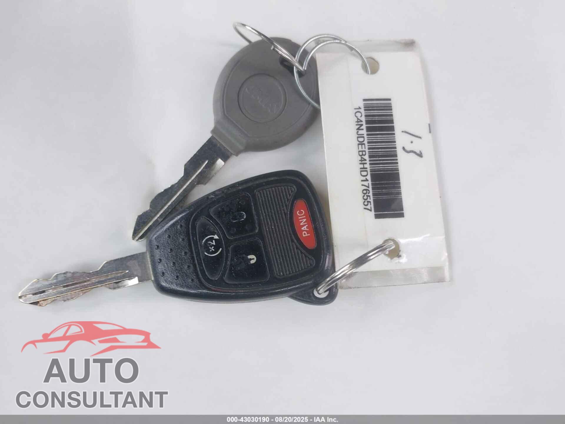 JEEP COMPASS 2017 - 1C4NJDEB4HD176557