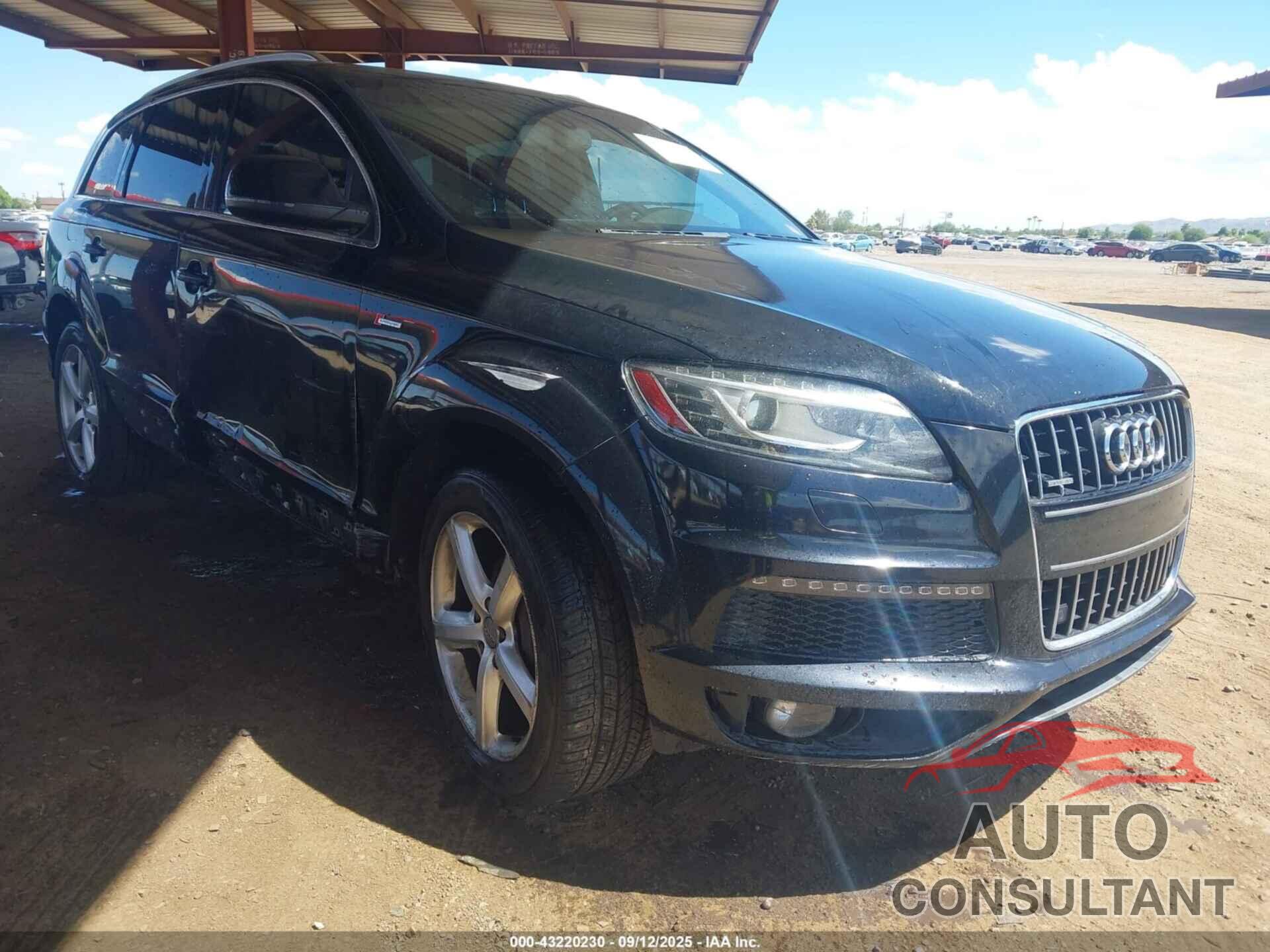 AUDI Q7 2012 - WA1DGAFE3CD004265