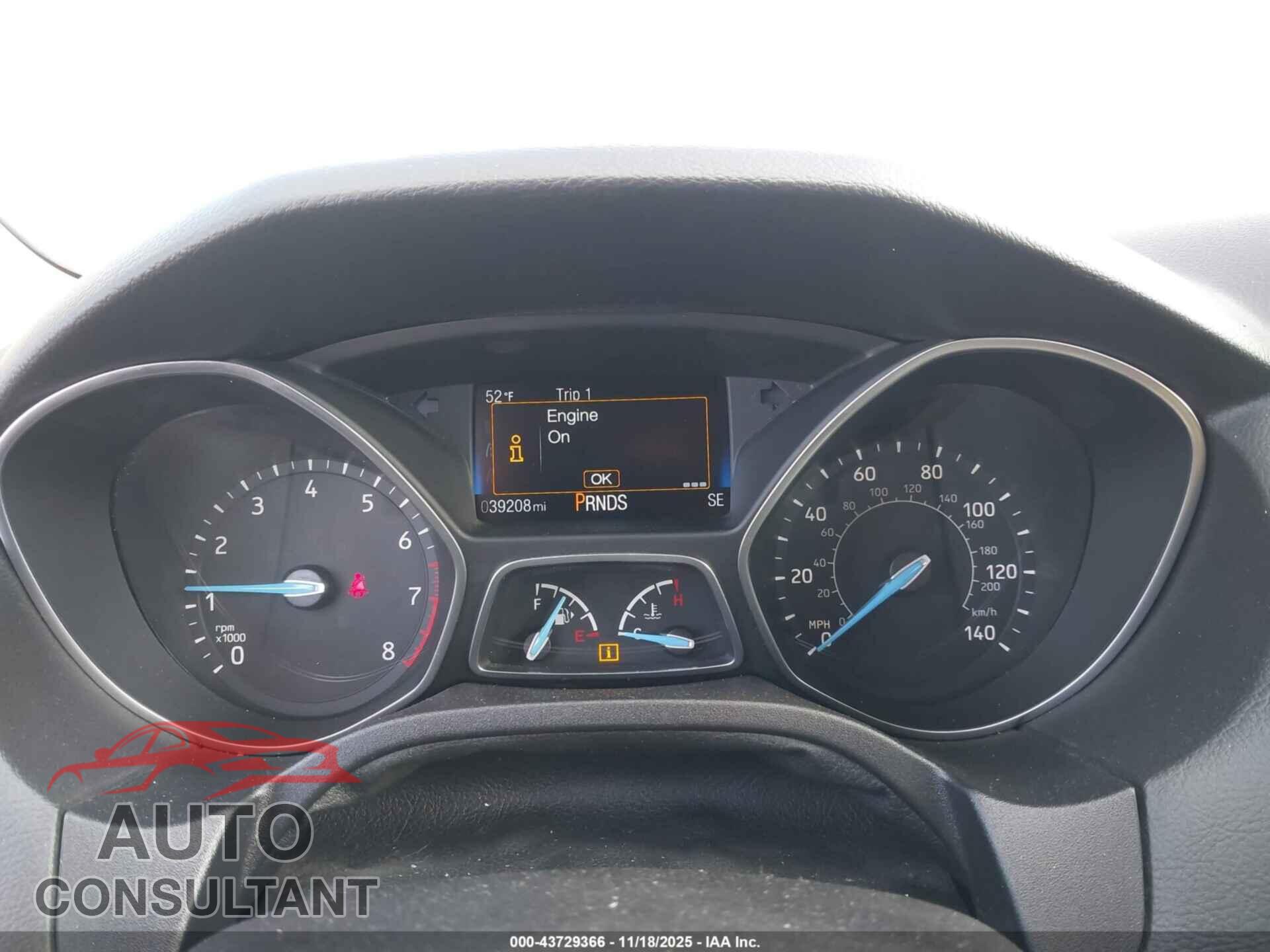 FORD FOCUS 2014 - 1FADP3F2XEL279962