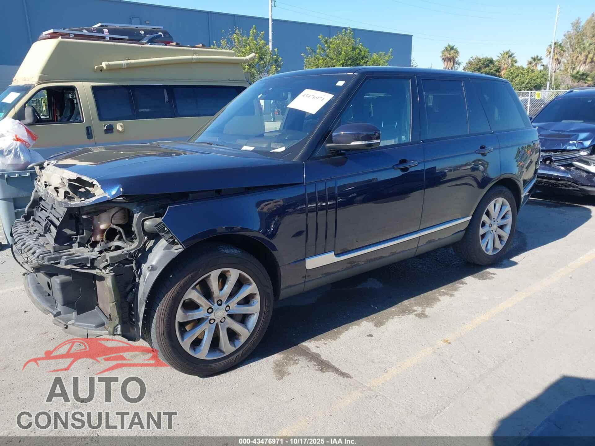 LAND ROVER RANGE ROVER 2016 - SALGS2PF9GA300292