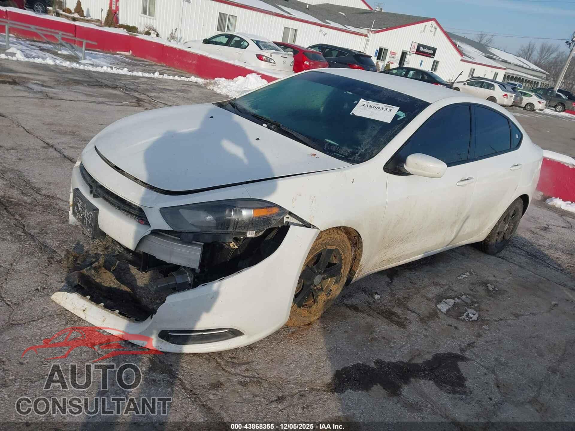 DODGE DART 2016 - 1C3CDFBB7GD766477