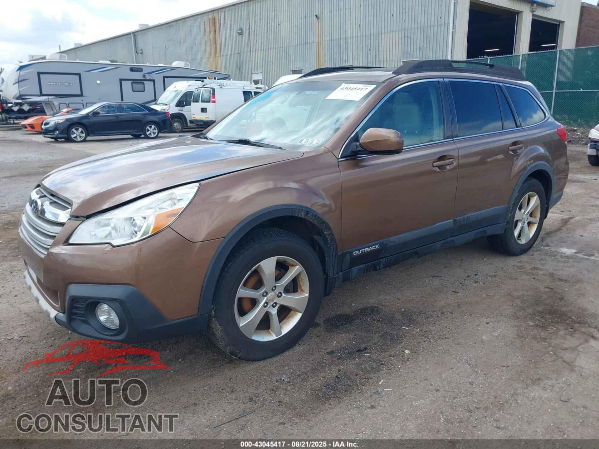 SUBARU OUTBACK 2013 - 4S4BRBKC8D3245937
