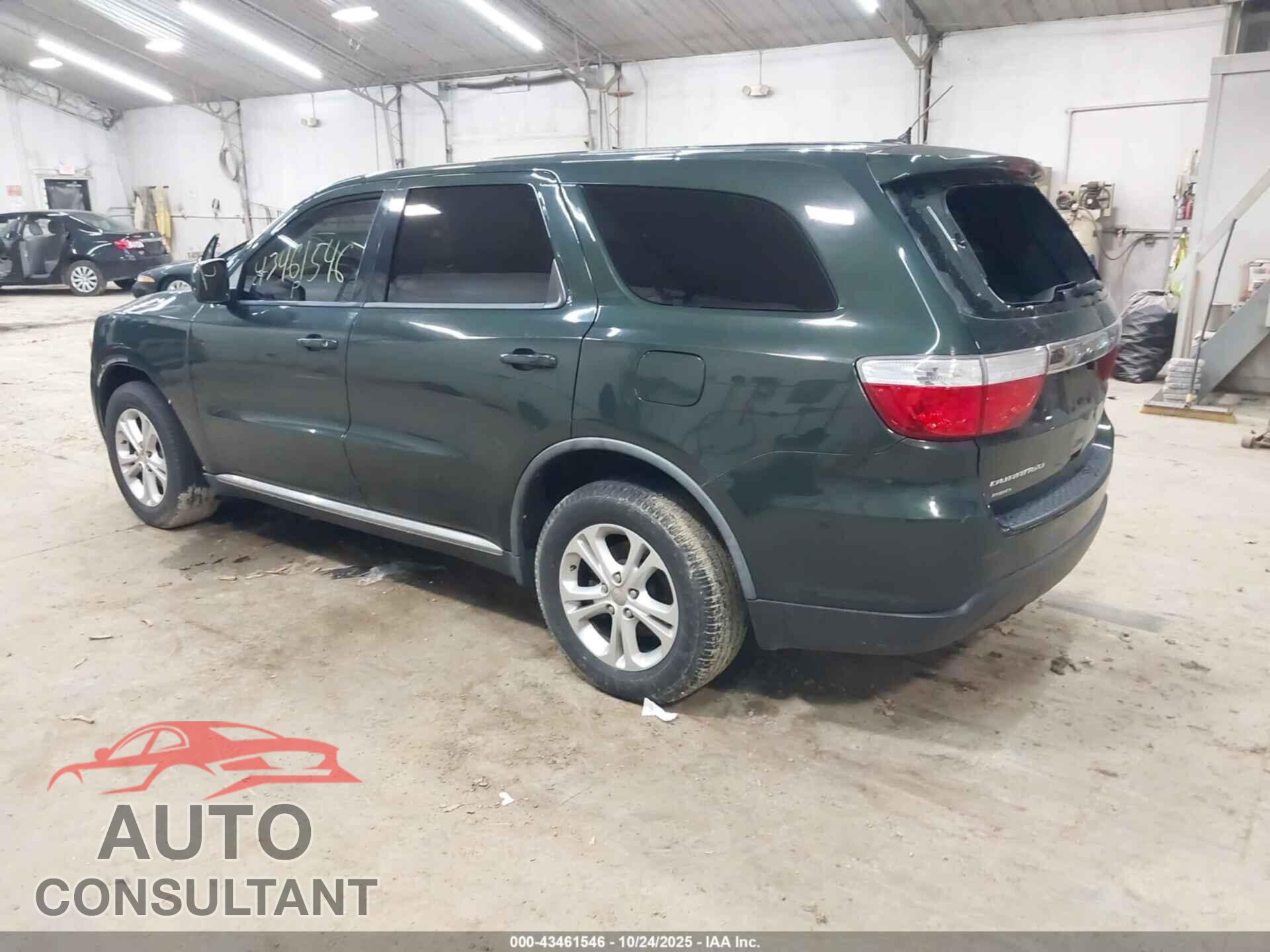 DODGE DURANGO 2011 - 1D4RE2GG9BC618848