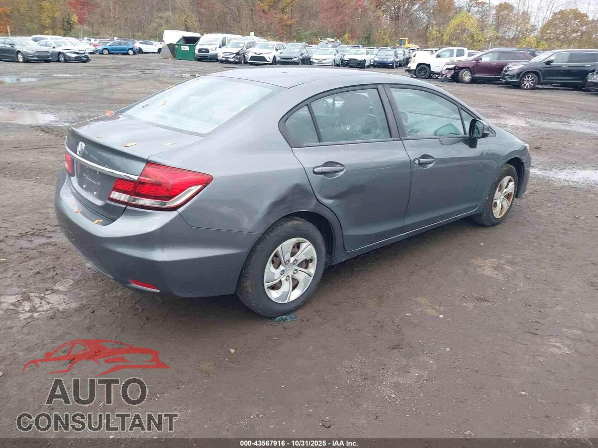 HONDA CIVIC 2013 - 19XFB2F52DE217811