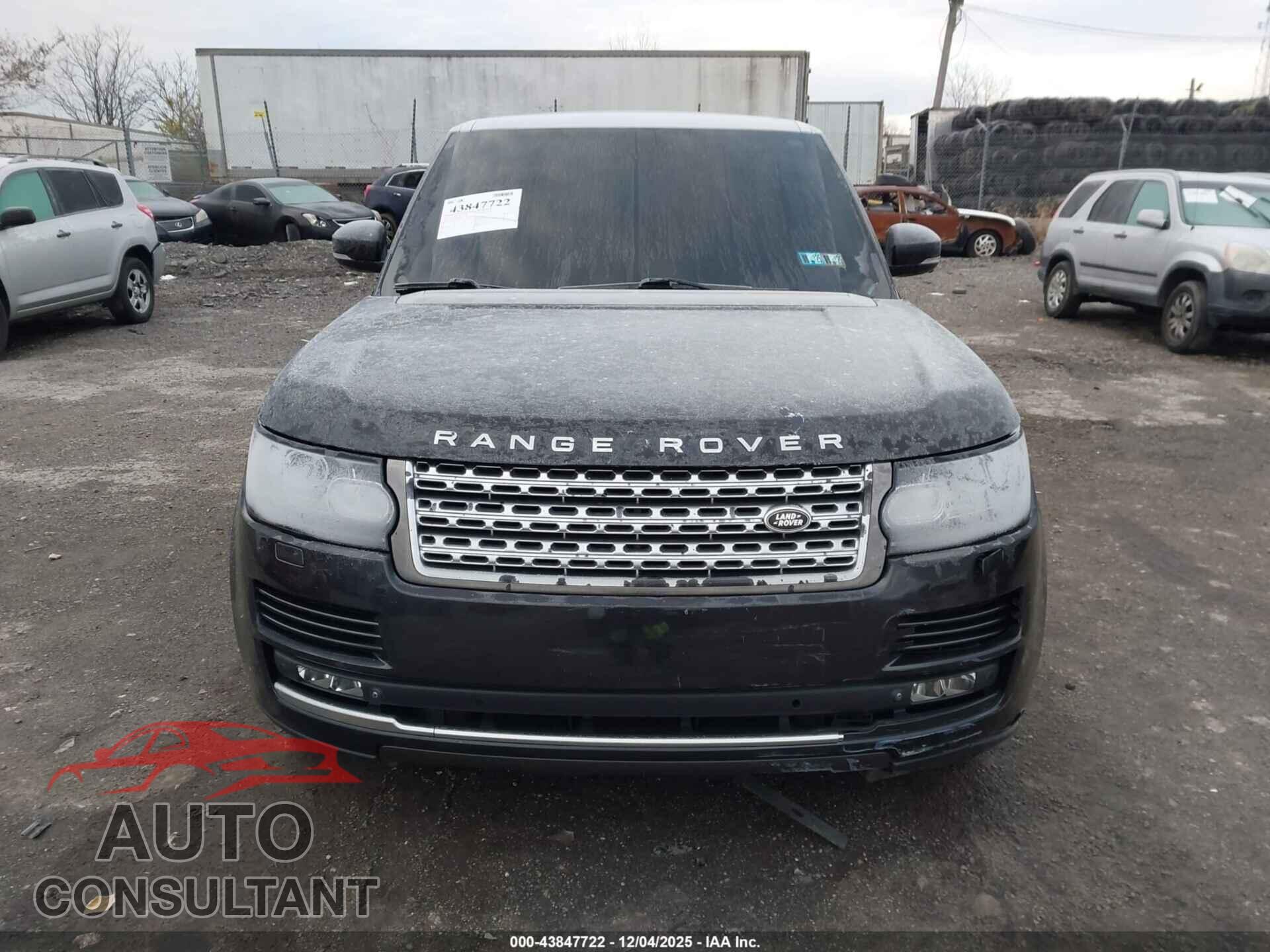 LAND ROVER RANGE ROVER 2013 - SALGS2EF1DA124157