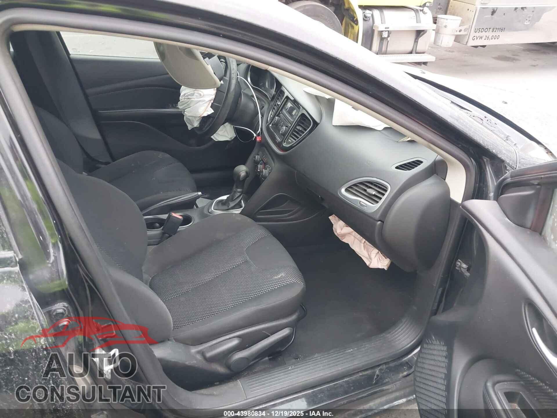 DODGE DART 2016 - 1C3CDFAA6GD540178