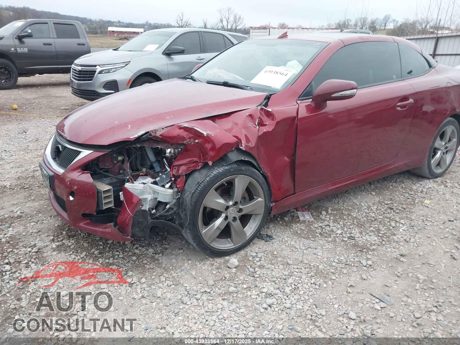 LEXUS IS 250C 2010 - JTHFF2C29A2507596