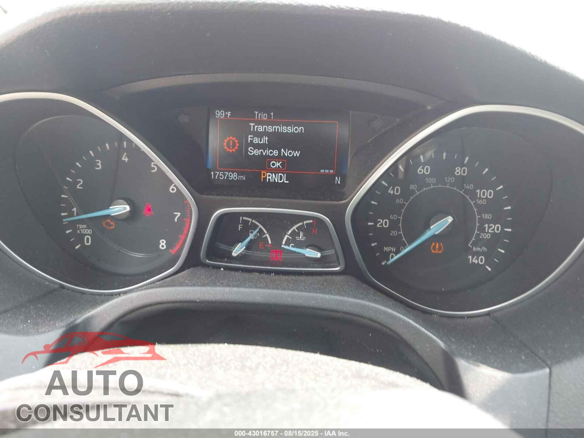 FORD FOCUS 2016 - 1FADP3F28GL284211