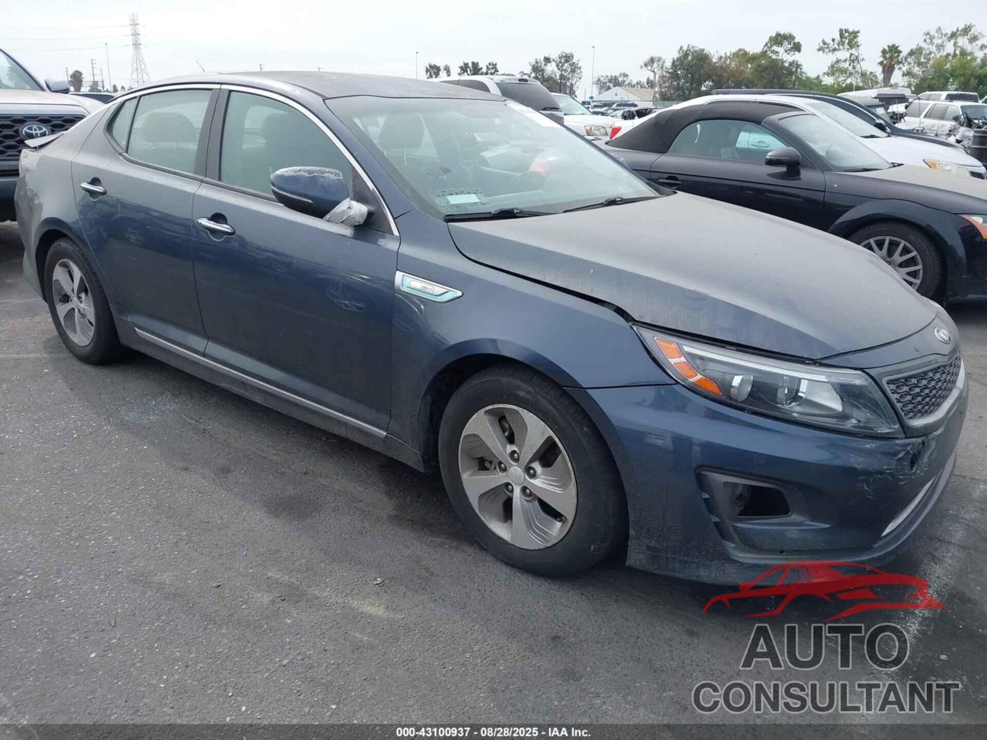 KIA OPTIMA HYBRID 2015 - KNAGM4AD3F5087817