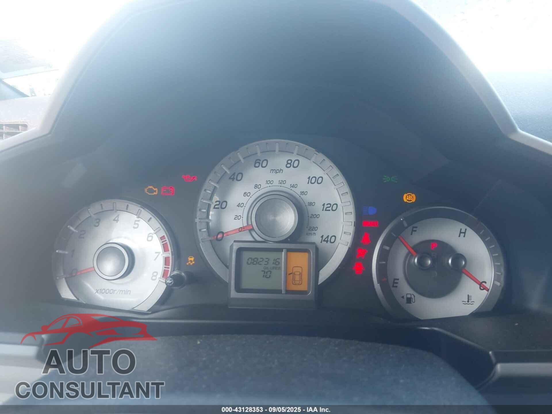 HONDA PILOT 2012 - 5FNYF4H20CB079965