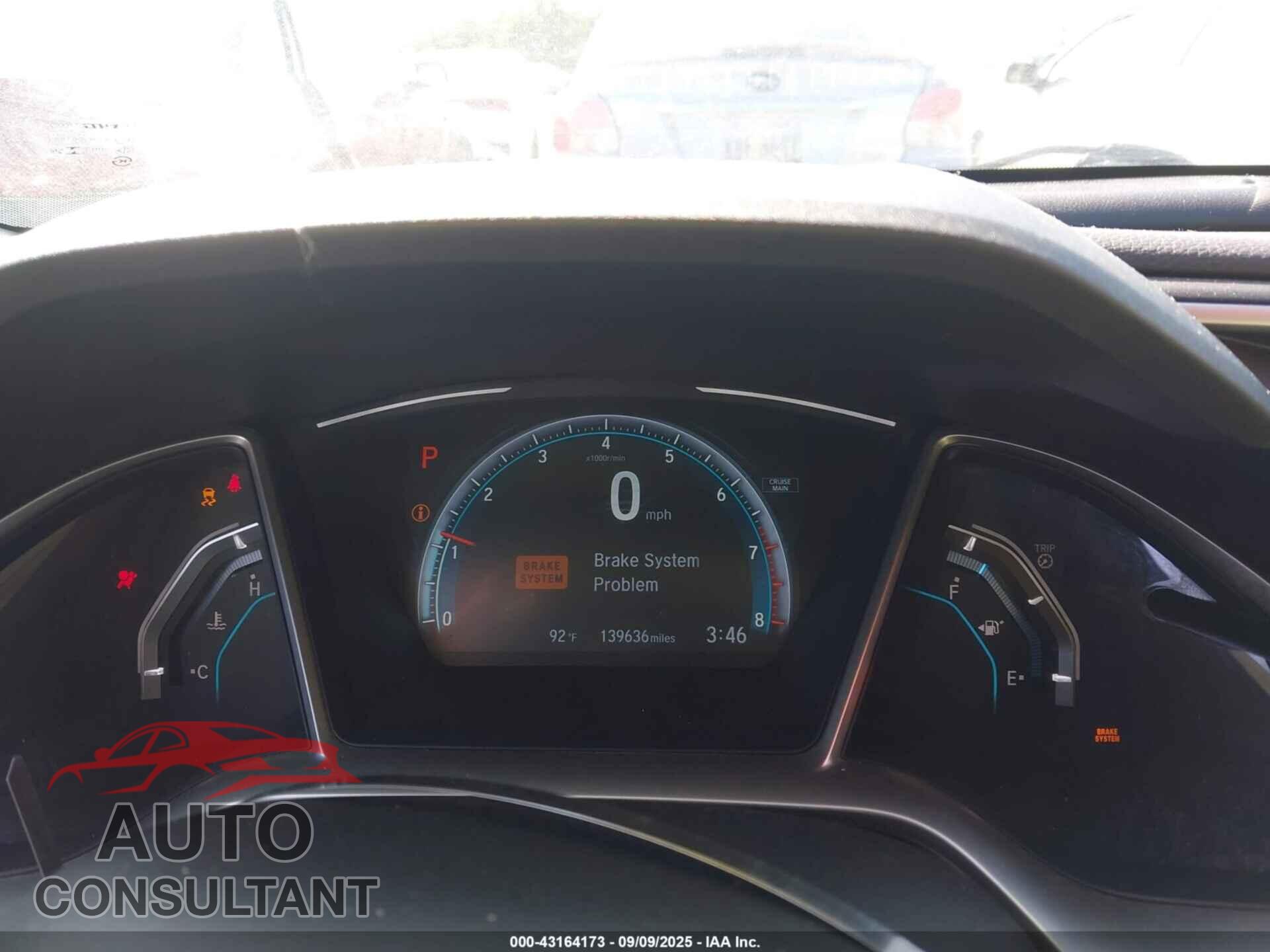 HONDA CIVIC 2017 - 19XFC2F78HE006665