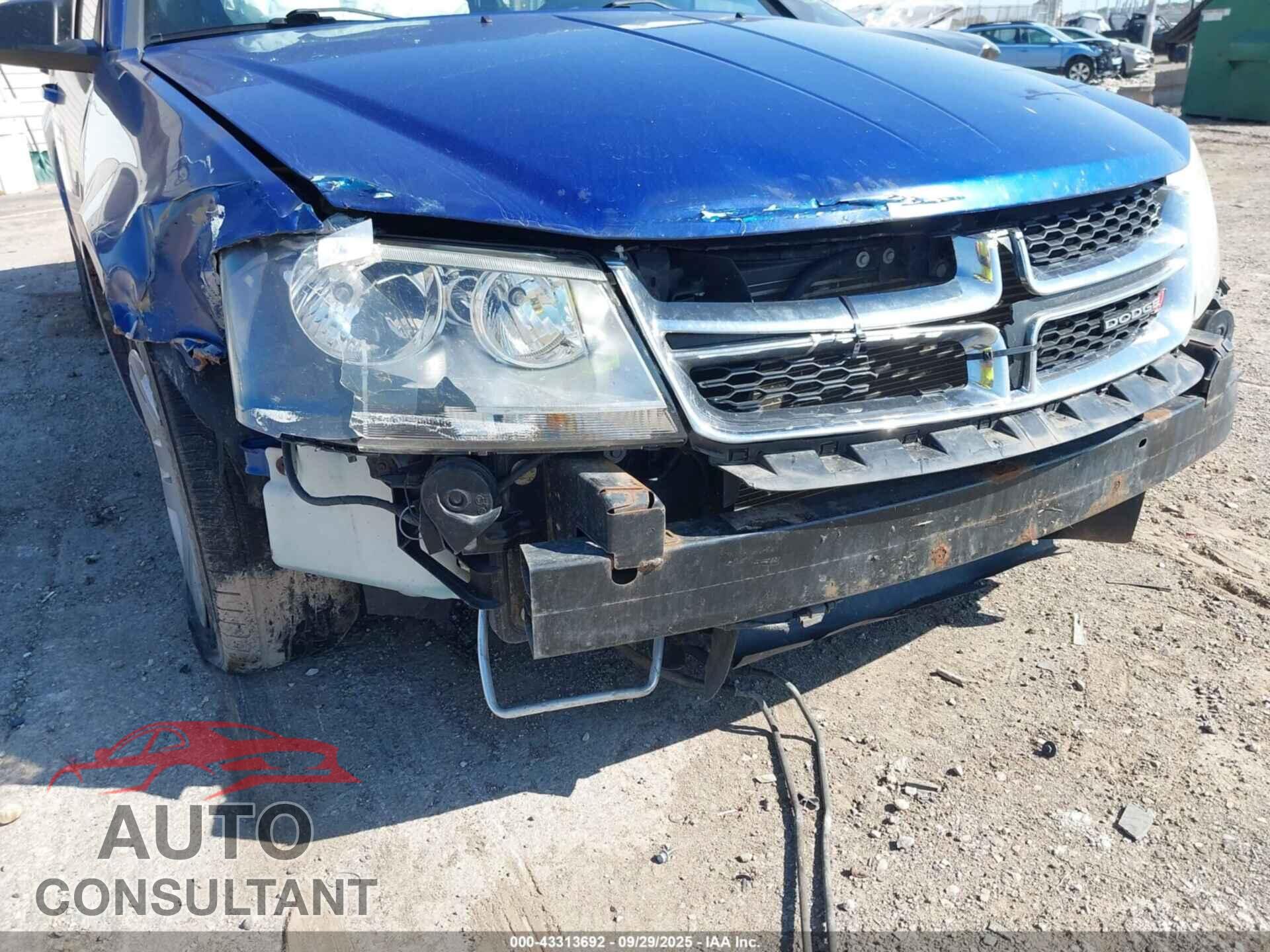 DODGE AVENGER 2013 - 1C3CDZAB9DN655082