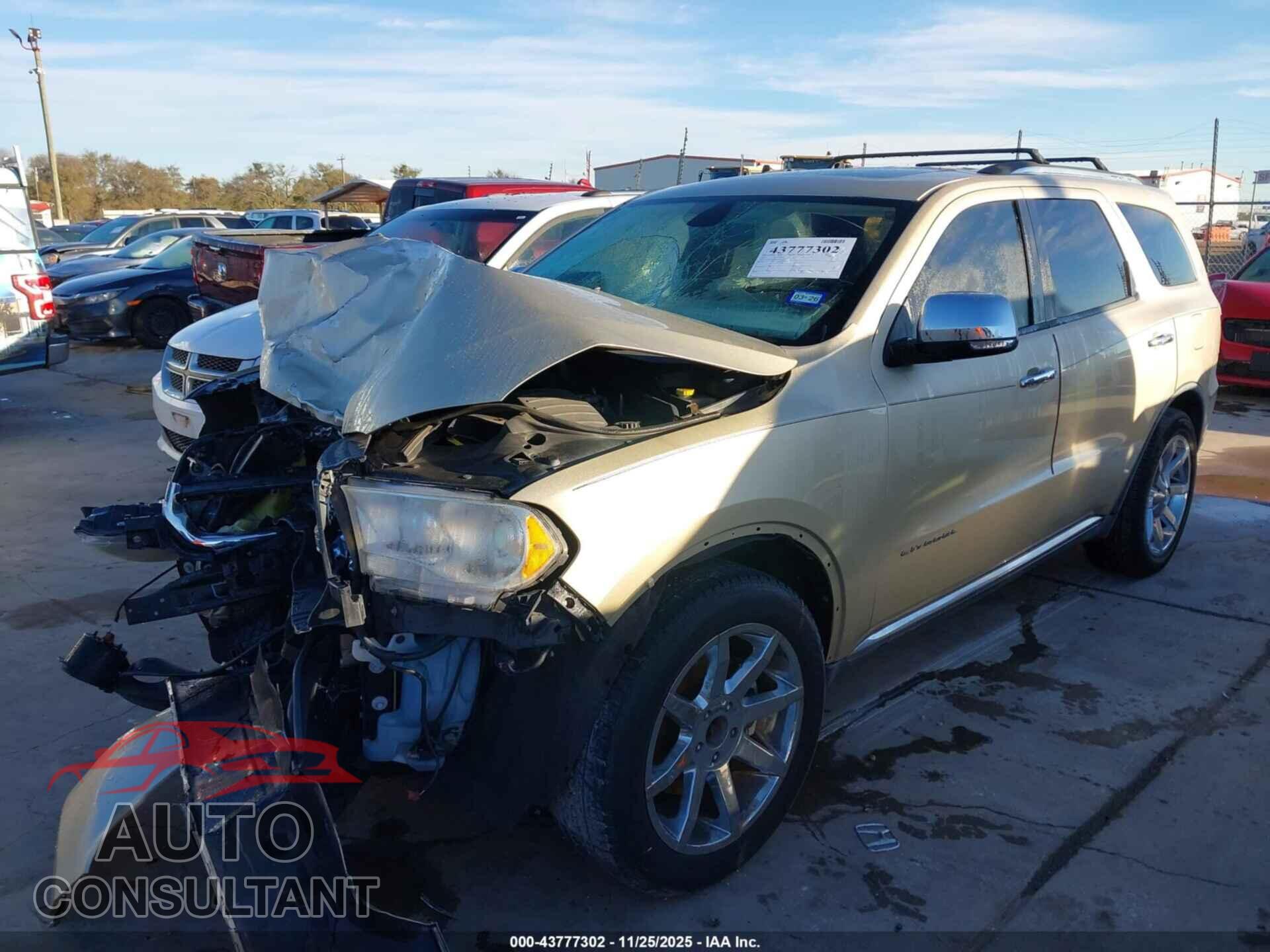 DODGE DURANGO 2011 - 1D4RE5GG8BC654130