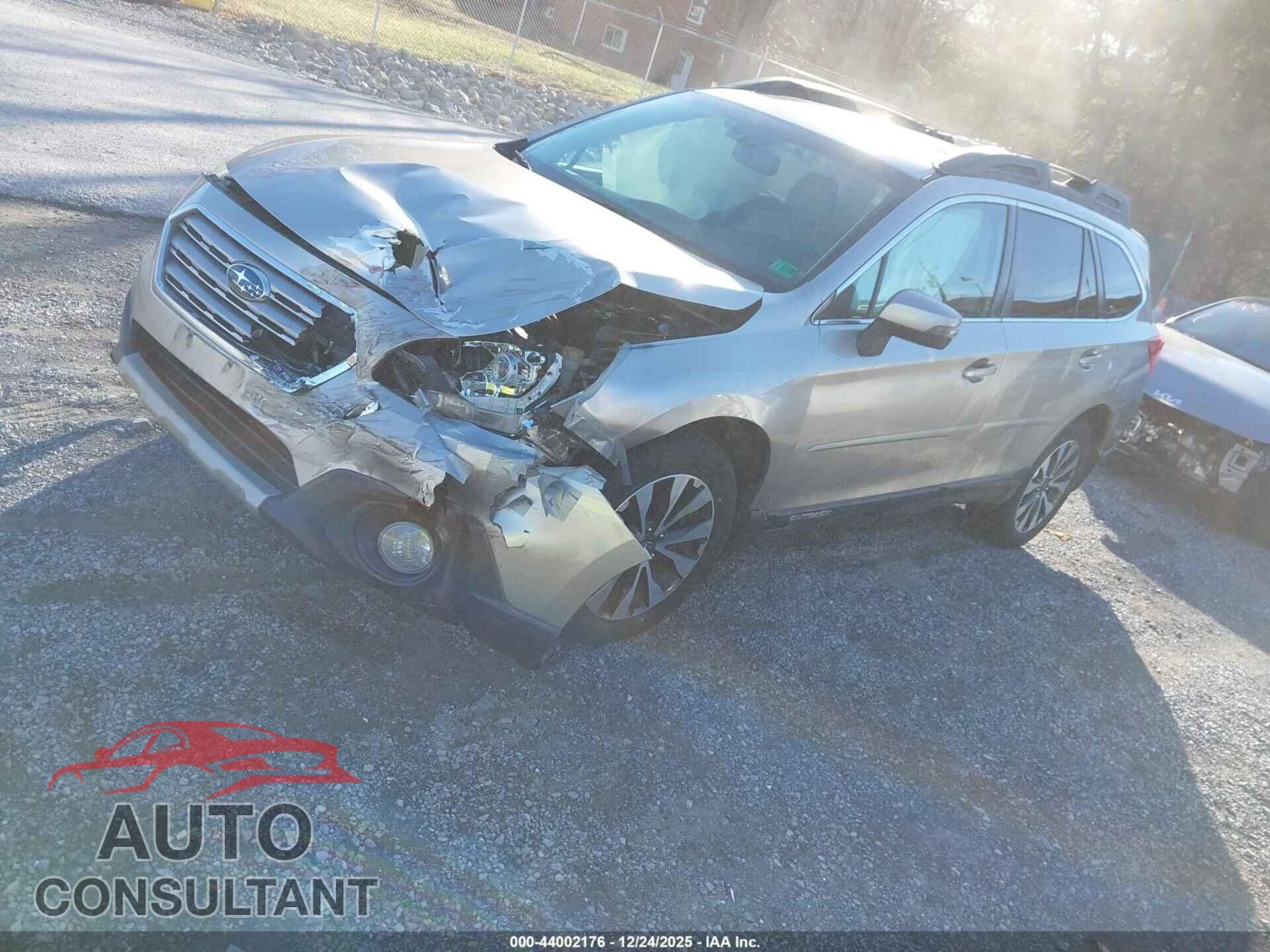 SUBARU OUTBACK 2016 - 4S4BSANC4G3242225