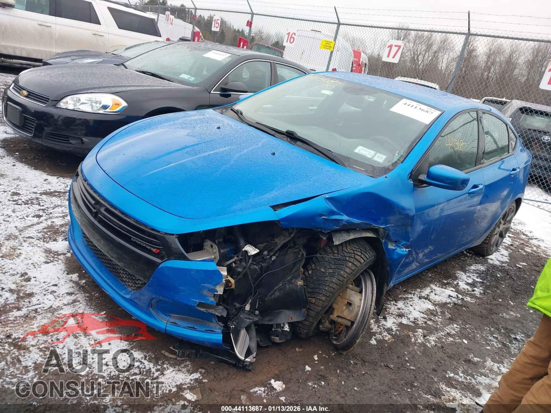 DODGE DART 2015 - 1C3CDFAAXFD421760