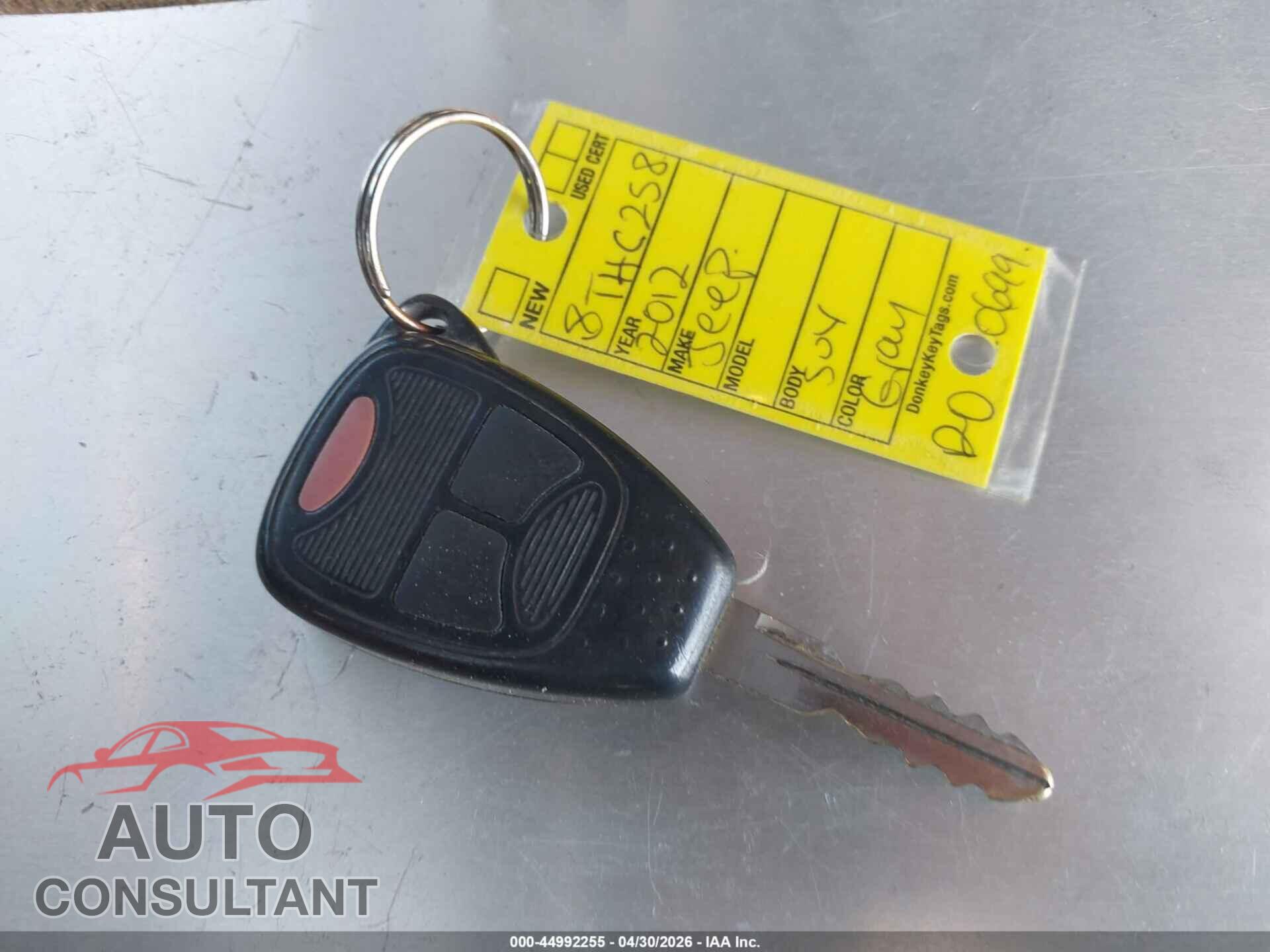 JEEP COMPASS 2013 - 1C4NJDBB0DD210699