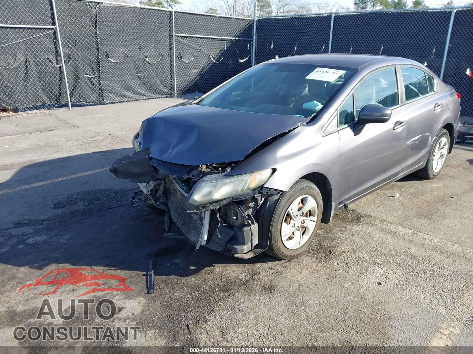 HONDA CIVIC 2014 - 19XFB2F54EE031902