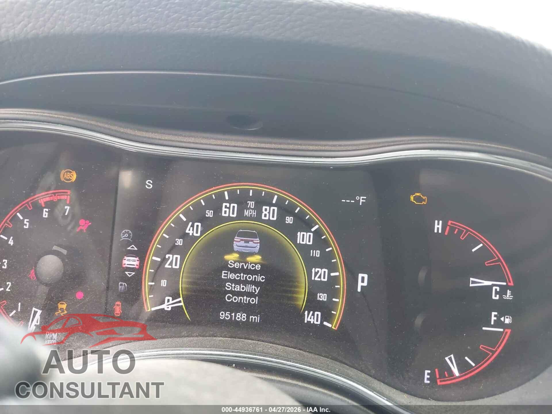 DODGE DURANGO 2017 - 1C4SDHCT9HC703138