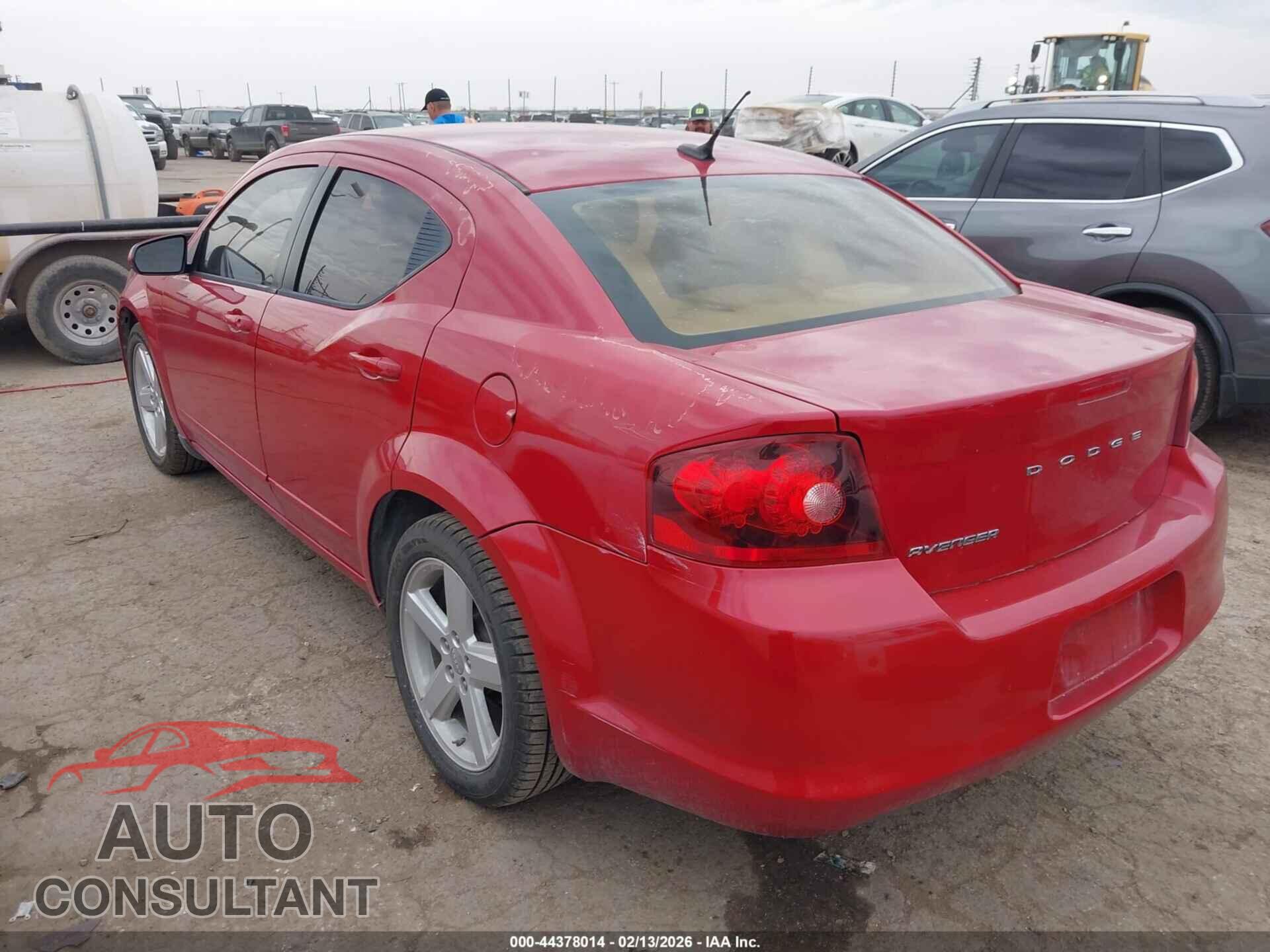 DODGE AVENGER 2011 - 1B3BD1FB2BN557172