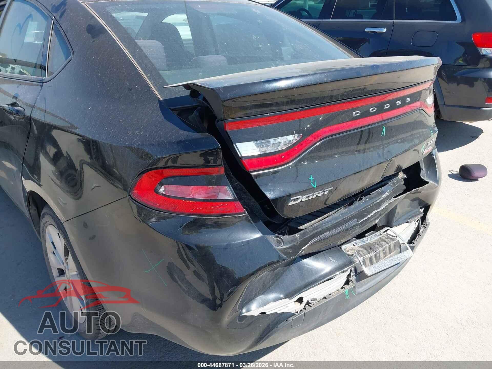 DODGE DART 2014 - 1C3CDFBB1ED851599