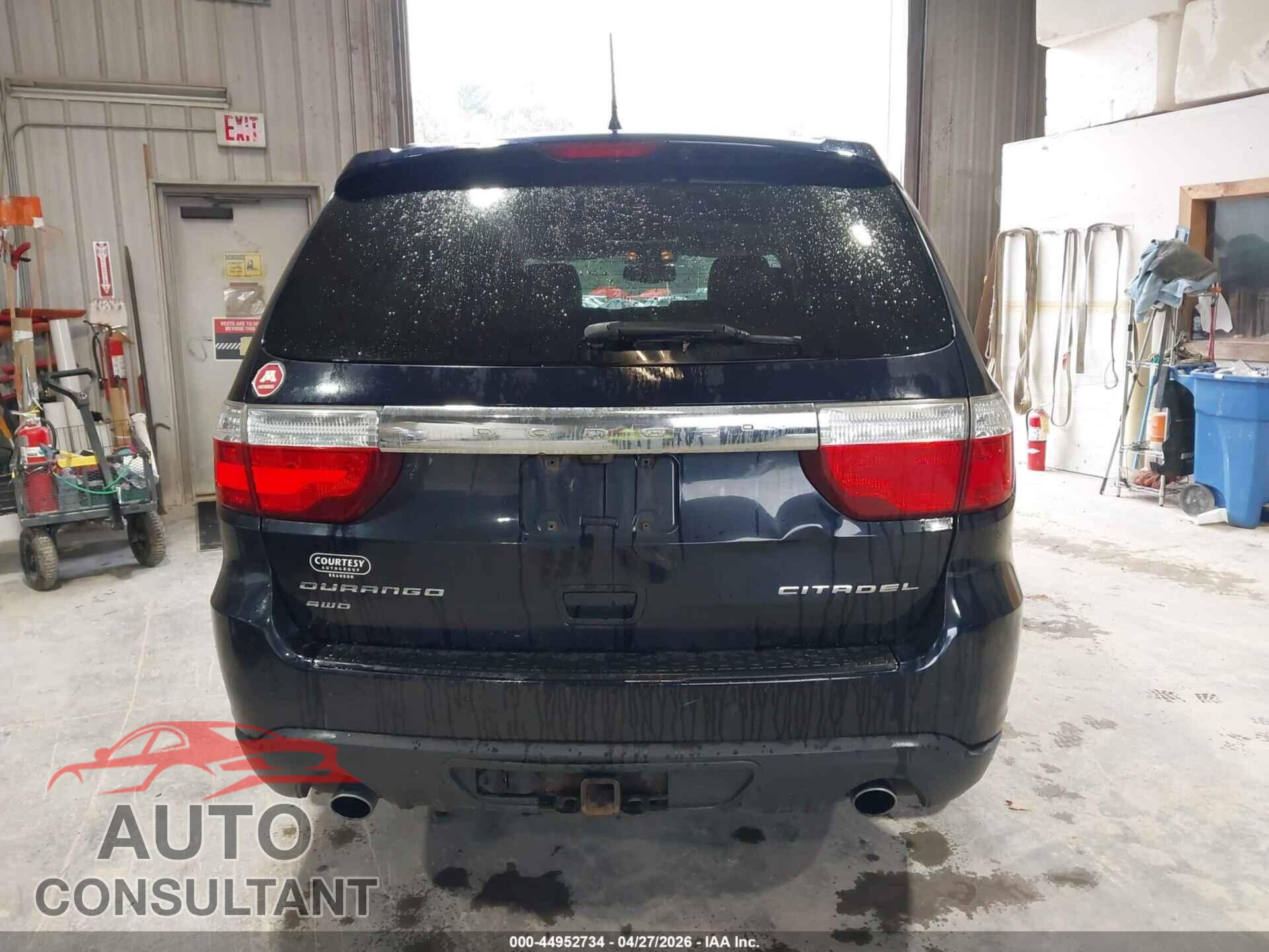 DODGE DURANGO 2011 - 1D4SE5GT9BC613925