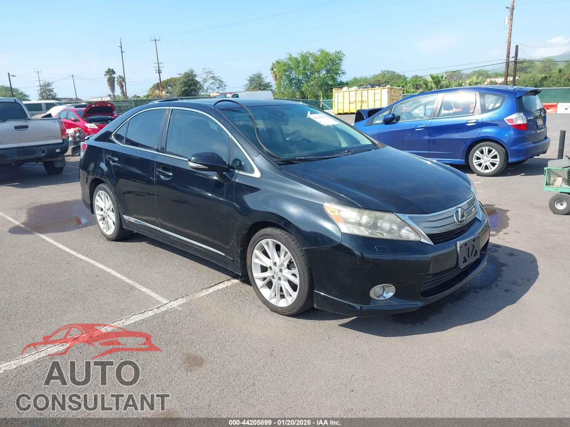 LEXUS HS 250H 2010 - JTHBB1BA8A2001674