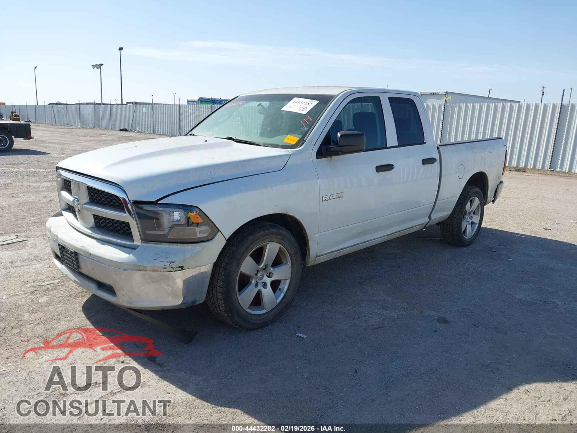 DODGE RAM 1500 2010 - 1D7RB1GP6AS189243
