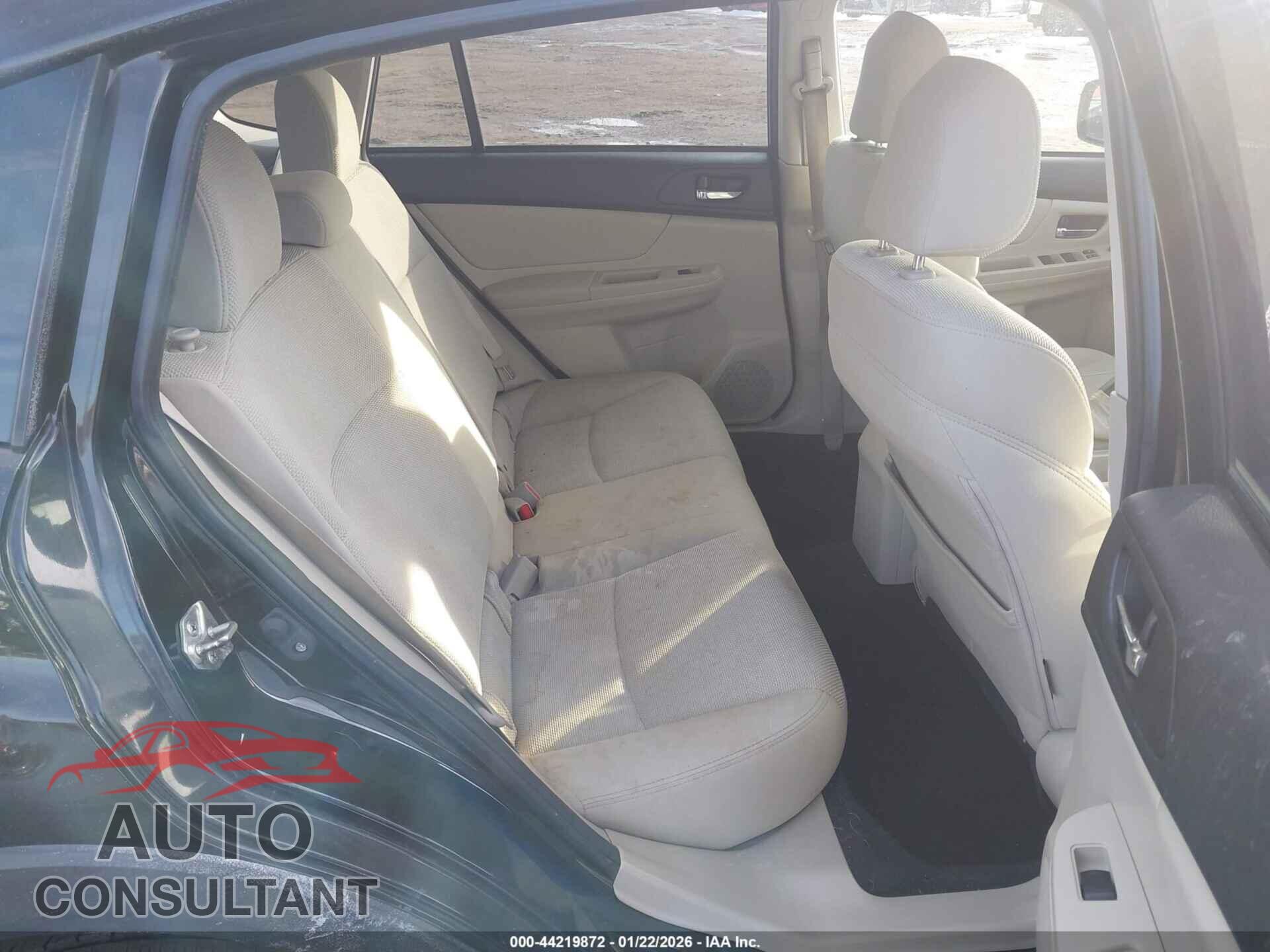 SUBARU XV CROSSTREK 2013 - JF2GPAVC8D2810717