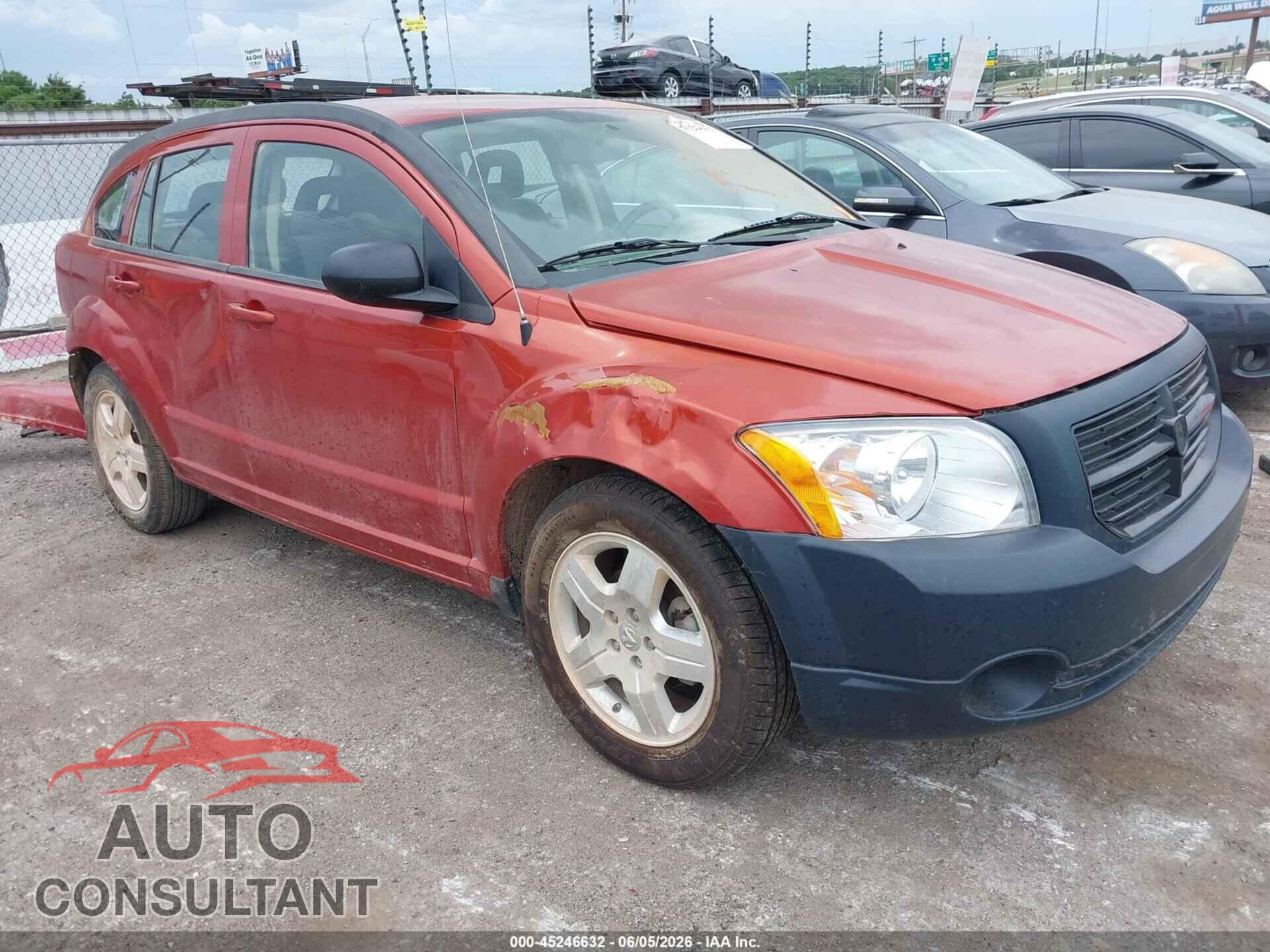 DODGE CALIBER 2009 - 1B3HB48A39D206972