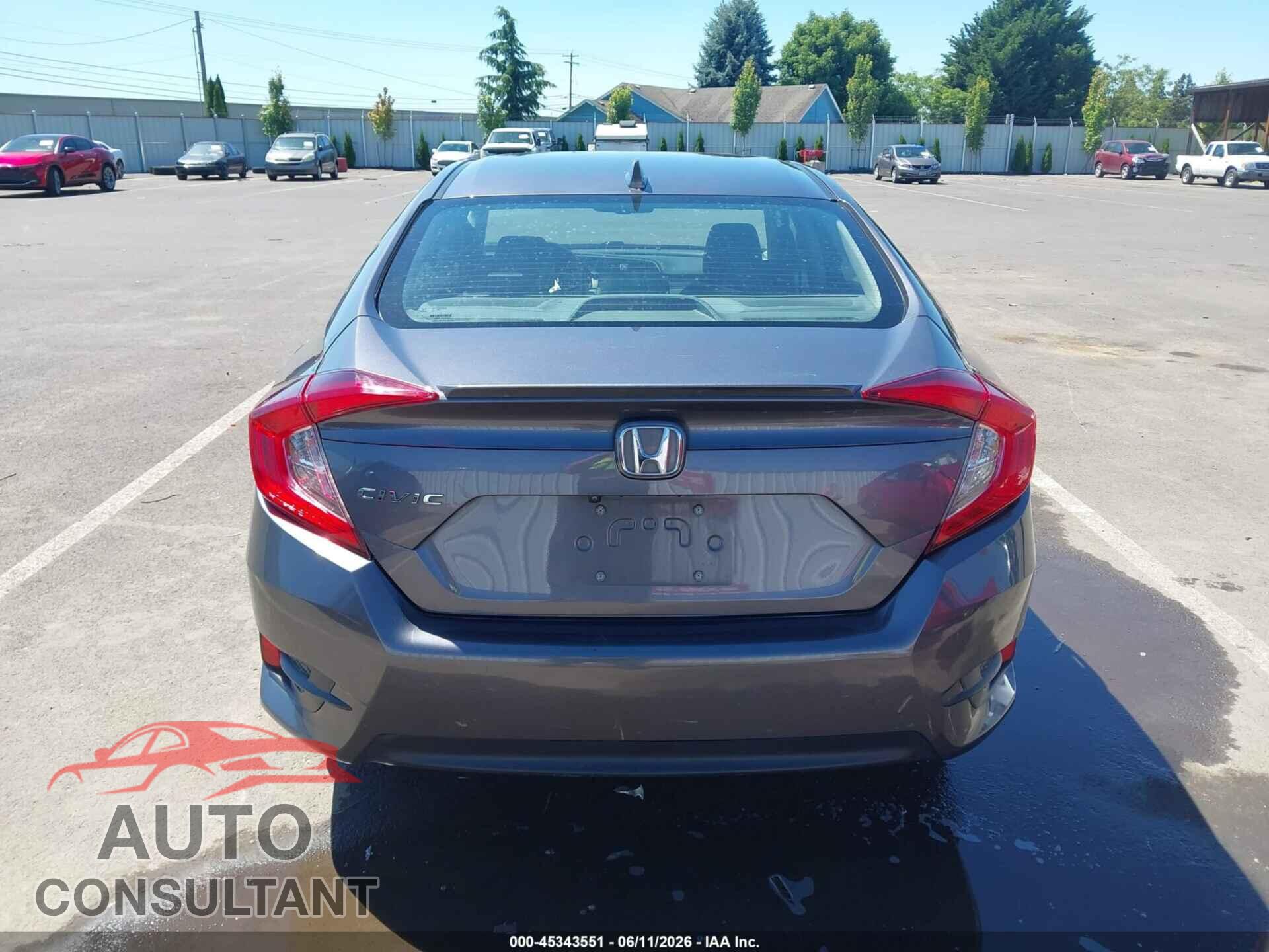 HONDA CIVIC 2017 - 2HGFC1F73HH659727