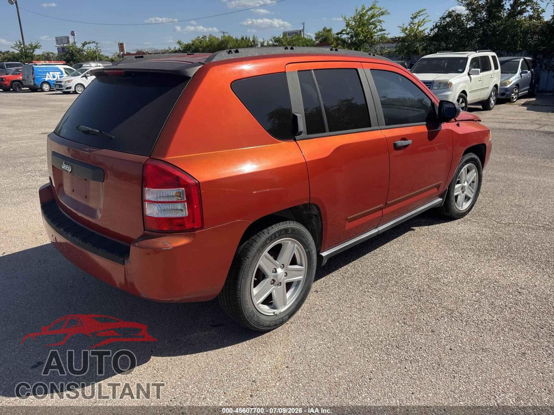 JEEP COMPASS 2009 - 1J8FT47B49D103128