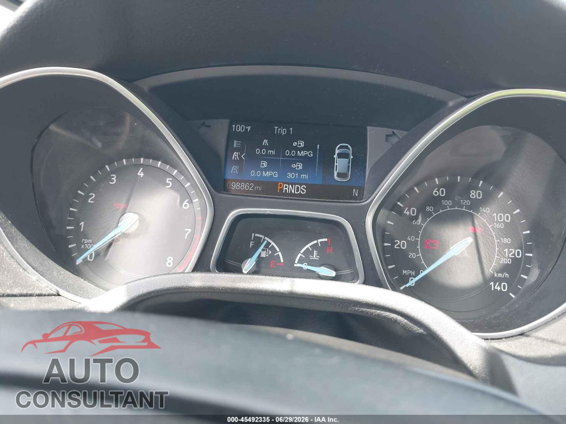 FORD FOCUS 2015 - 1FADP3J23FL247220